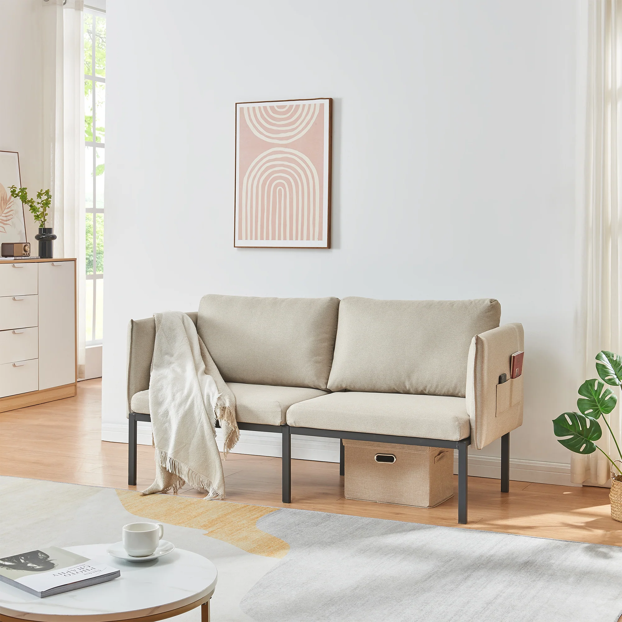 2-Sitzer-Sofa Kamar [en.casa]