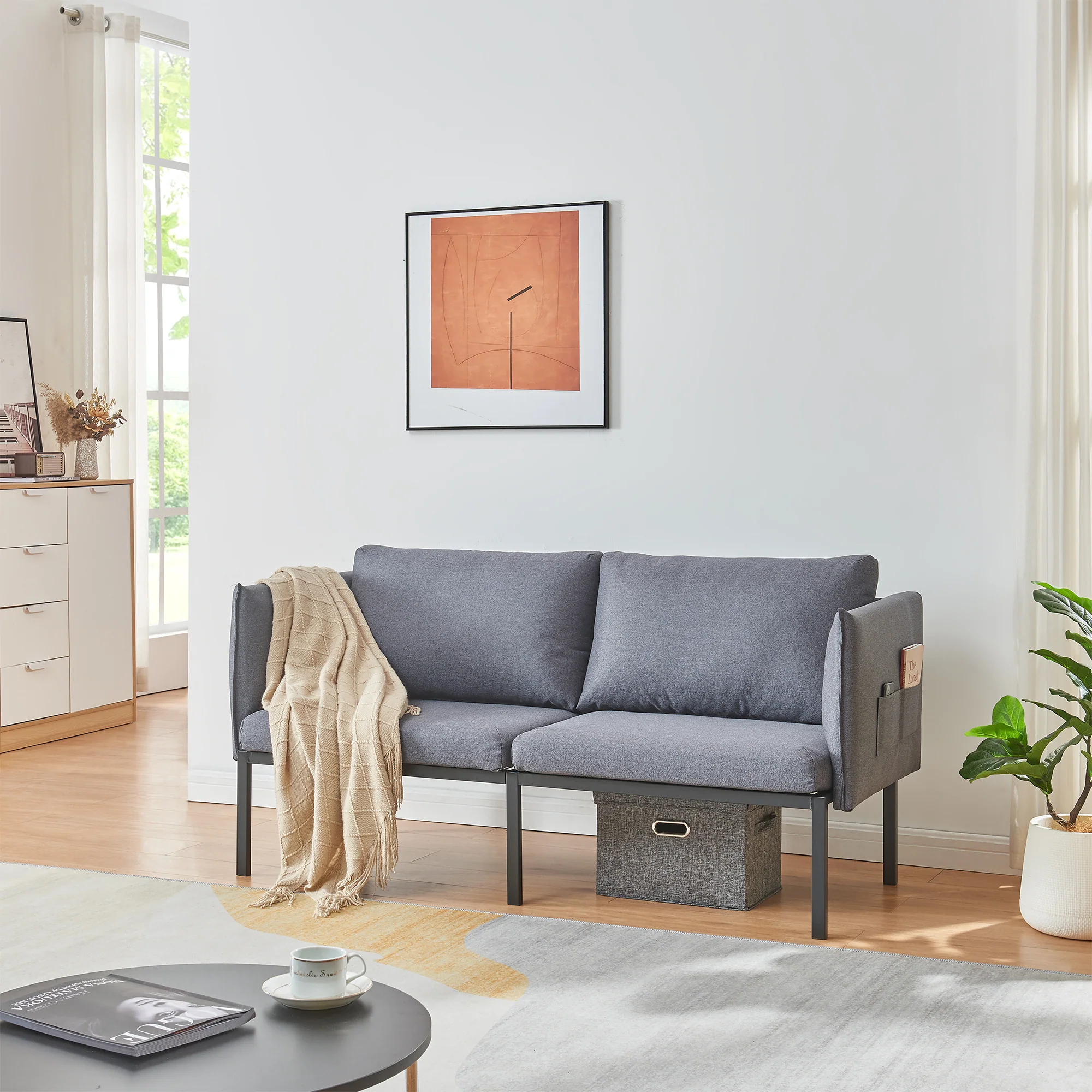 2-Sitzer-Sofa Kamar [en.casa] - Image 2