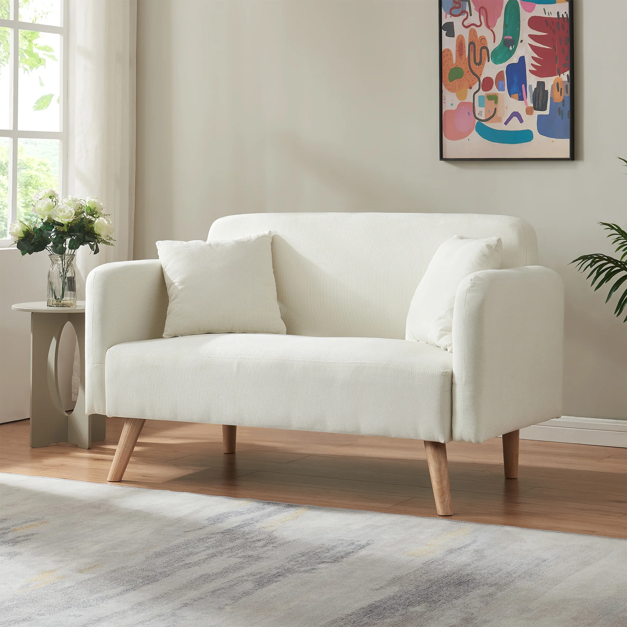 2-Sitzer Sofa Midt 132x70x81 cm [en.casa] - Image 7