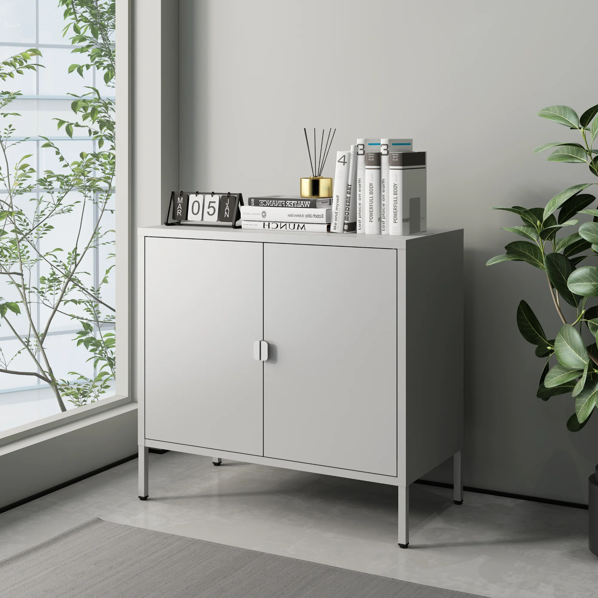 Aktenschrank Hailuoto Stahl [en.casa] - Image 6