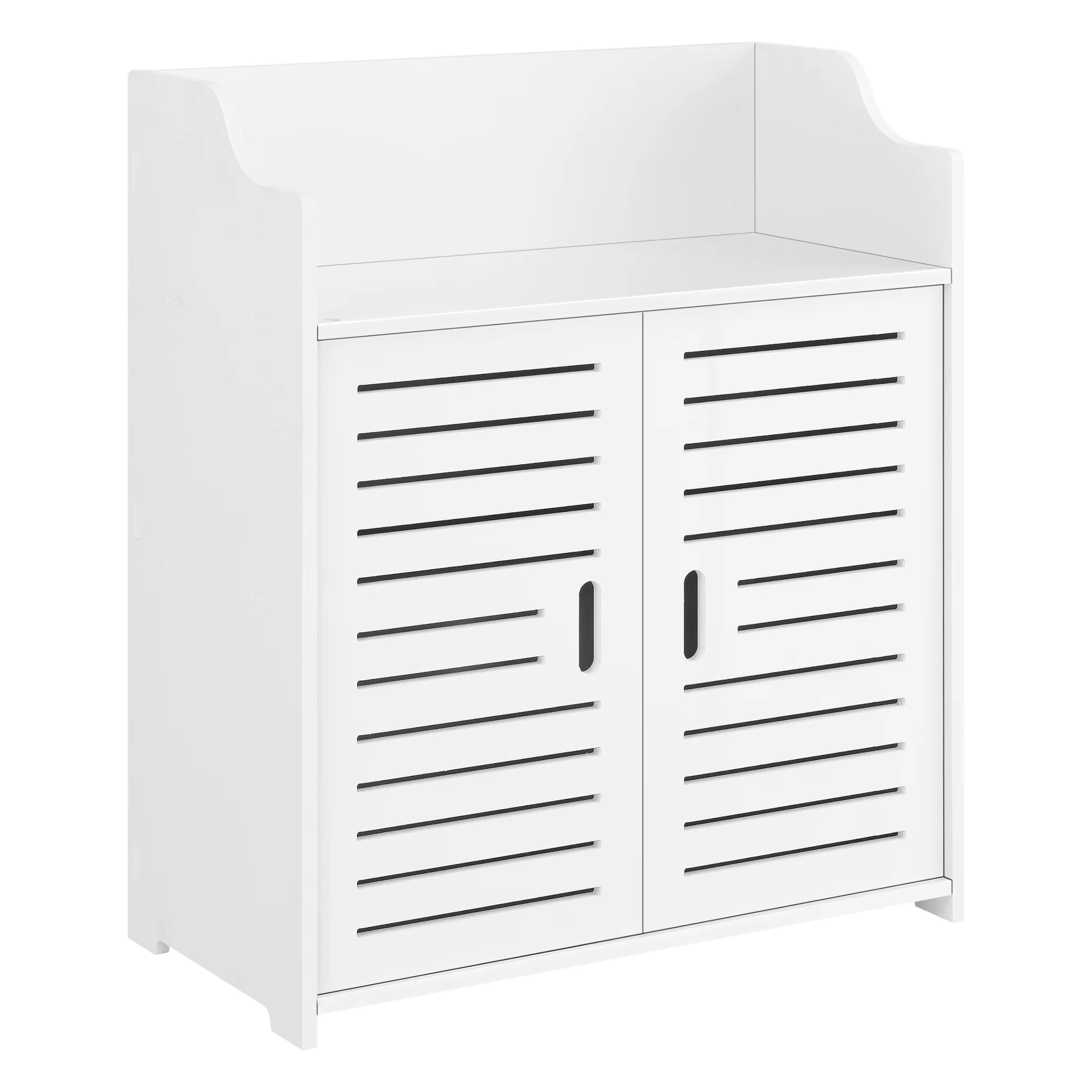 Badezimmerschrank Trosa 72x60x32 cm WPC en.casa