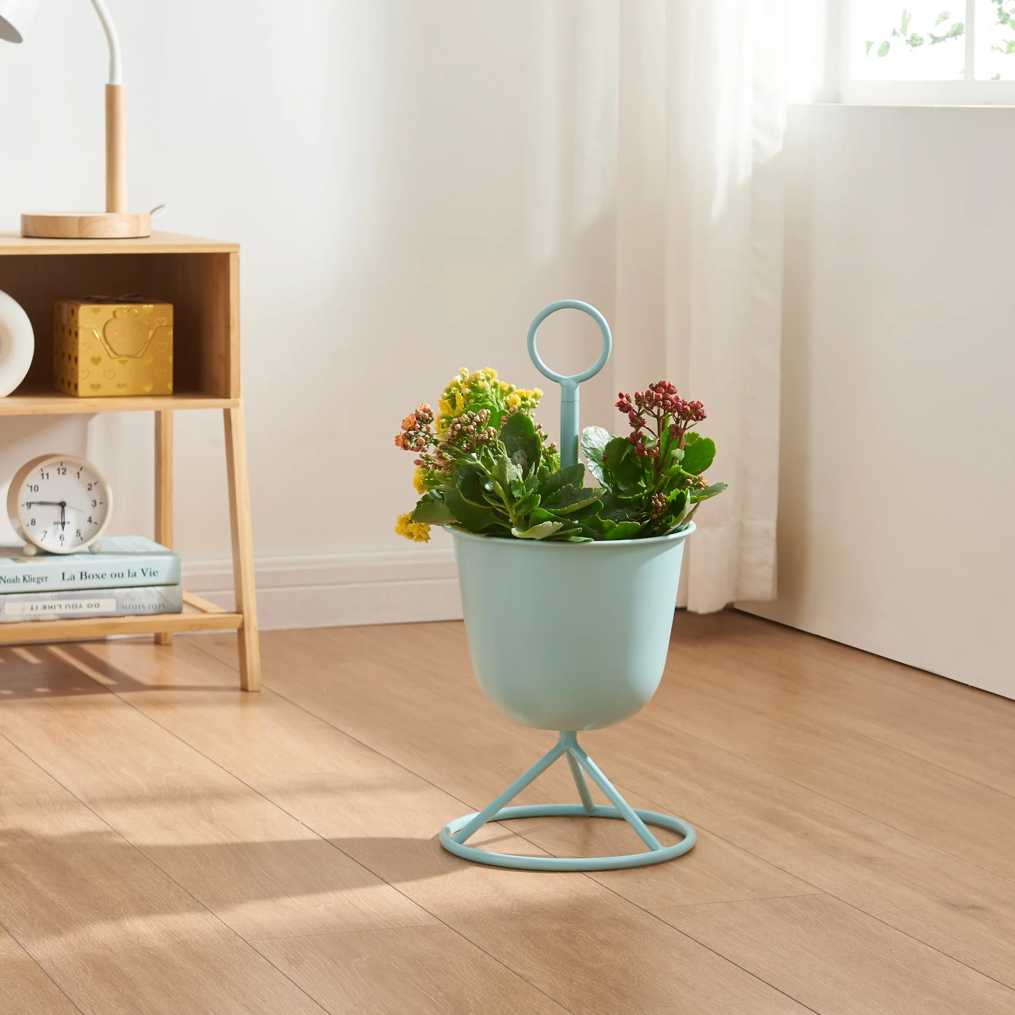 Blumenständer Alphen mit Pflanzentöpfen Metall [en.casa] - Image 3
