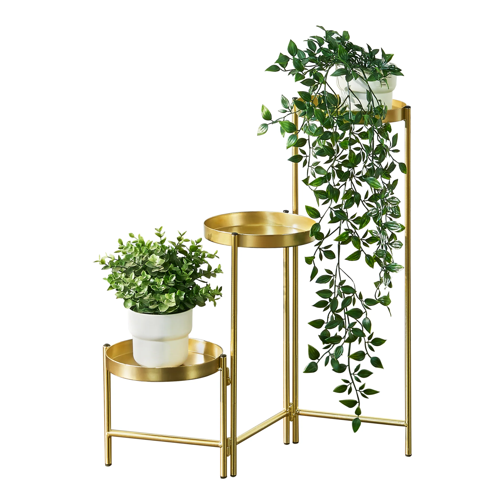 Blumenständer Kallo Messingfarben [en.casa]