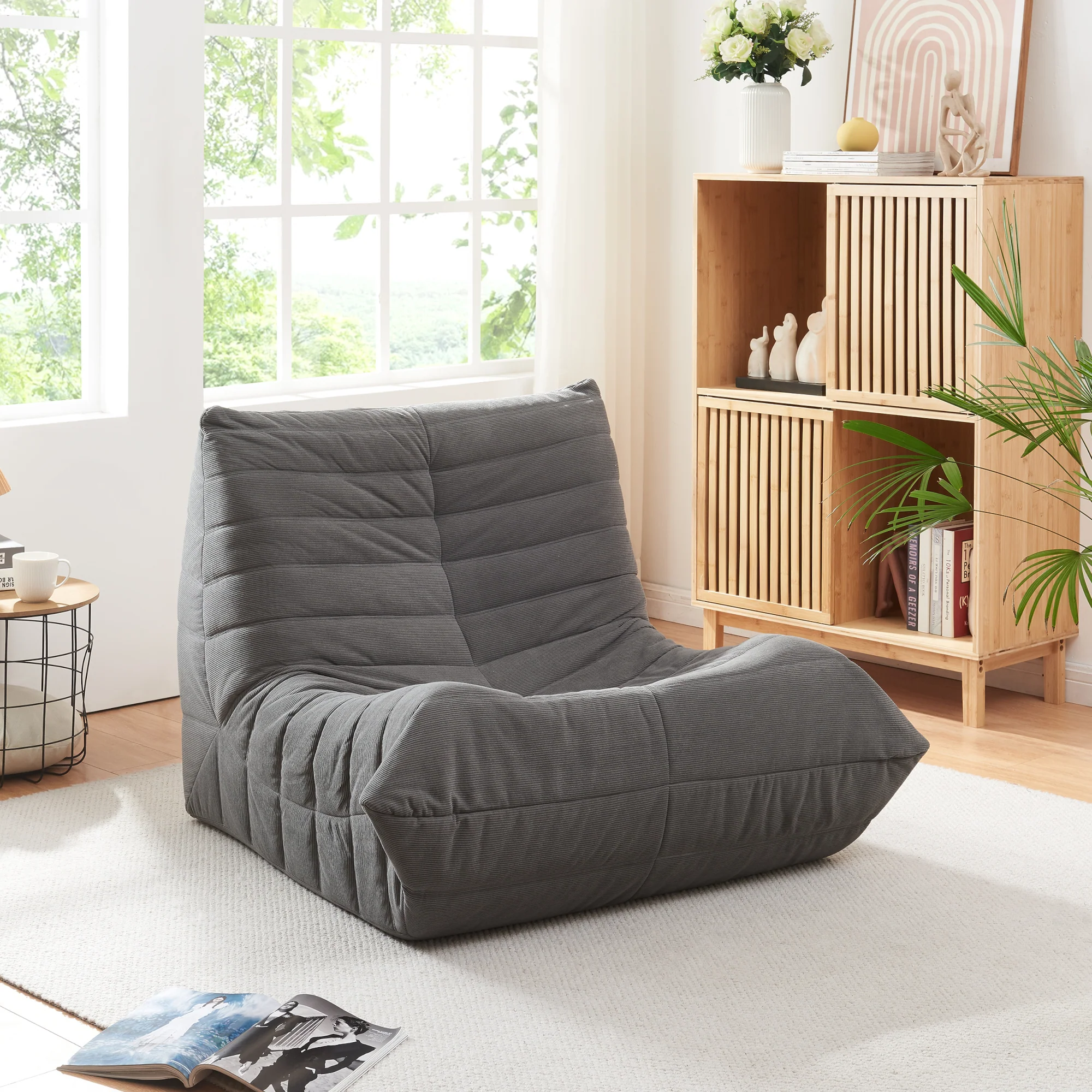 Bodensessel Kodsø 75x90x100 cm [en.casa] - Image 7
