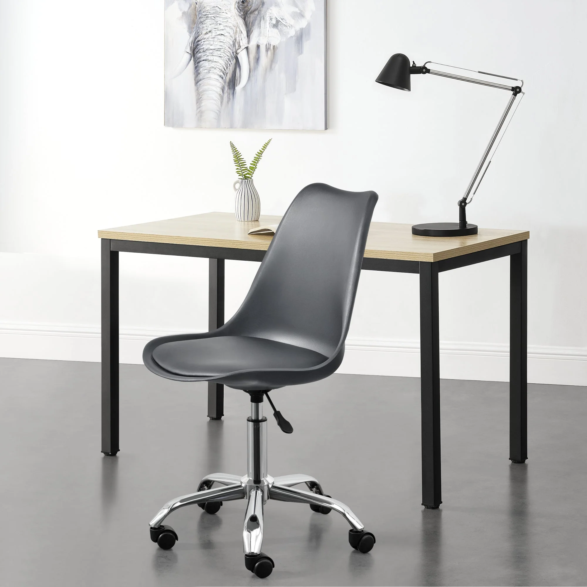 Bürostuhl Atherton Kunstleder in verschiedenen Farben en.casa - Image 7