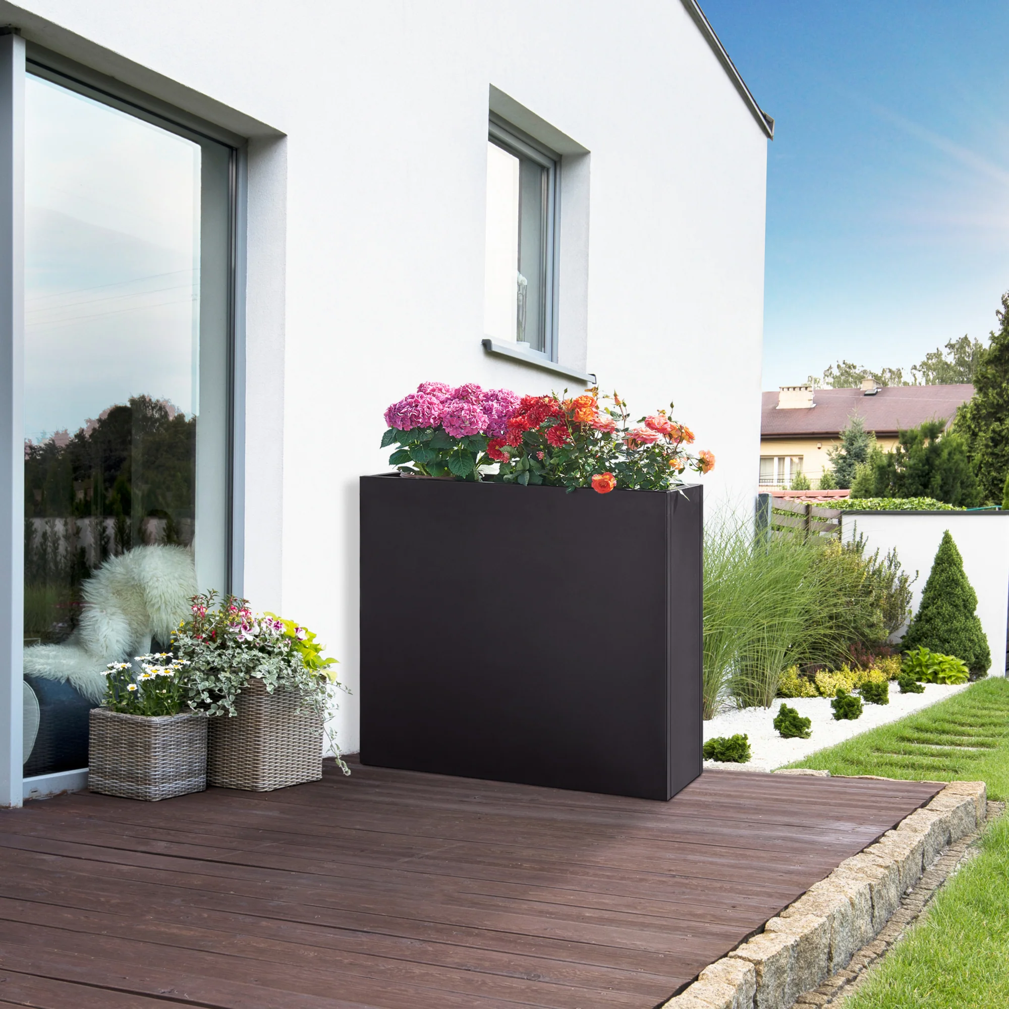 Pflanzkübel Vaargel Stahl [casa.pro] - Image 6