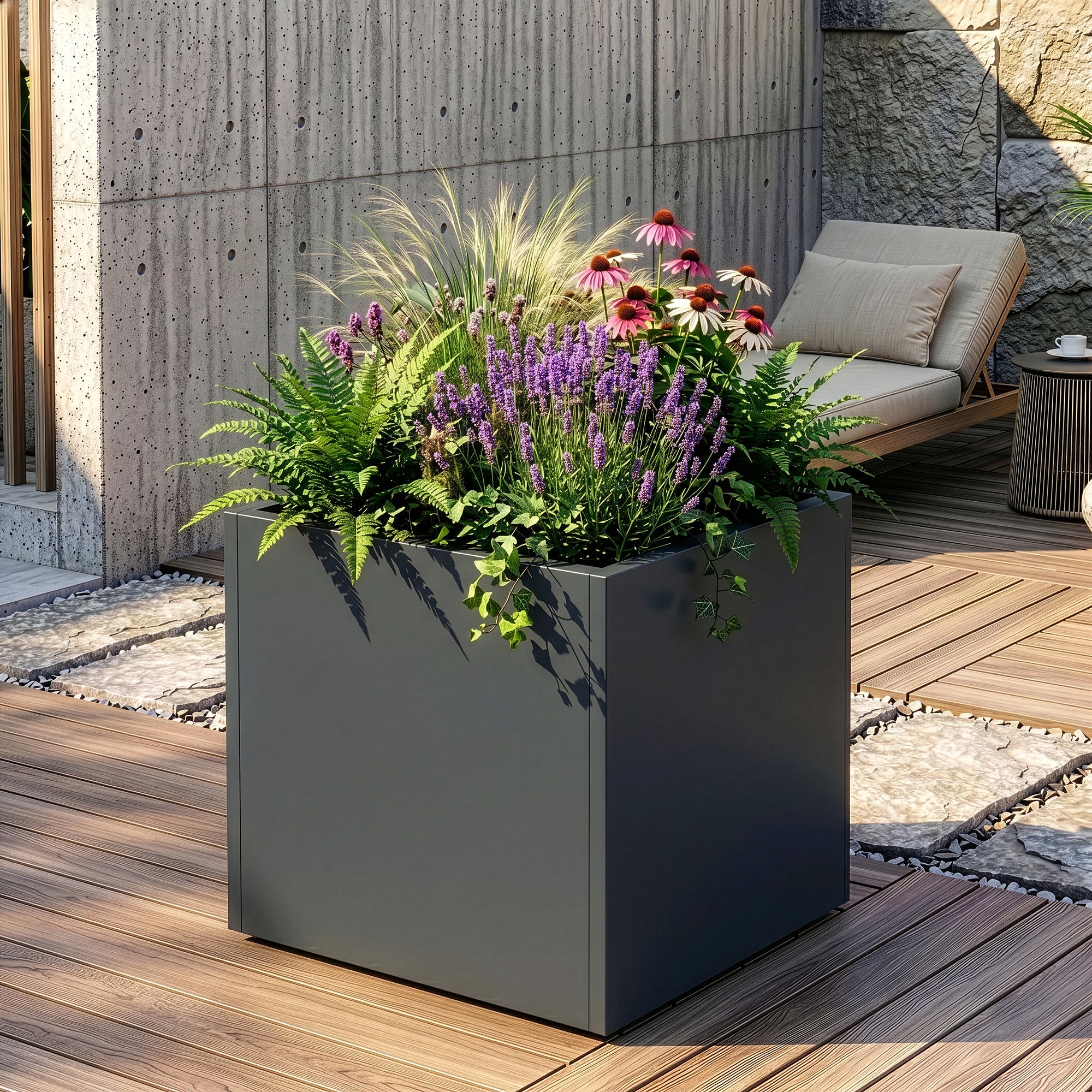 Pflanzkübel Vaargel Stahl [casa.pro] - Image 8