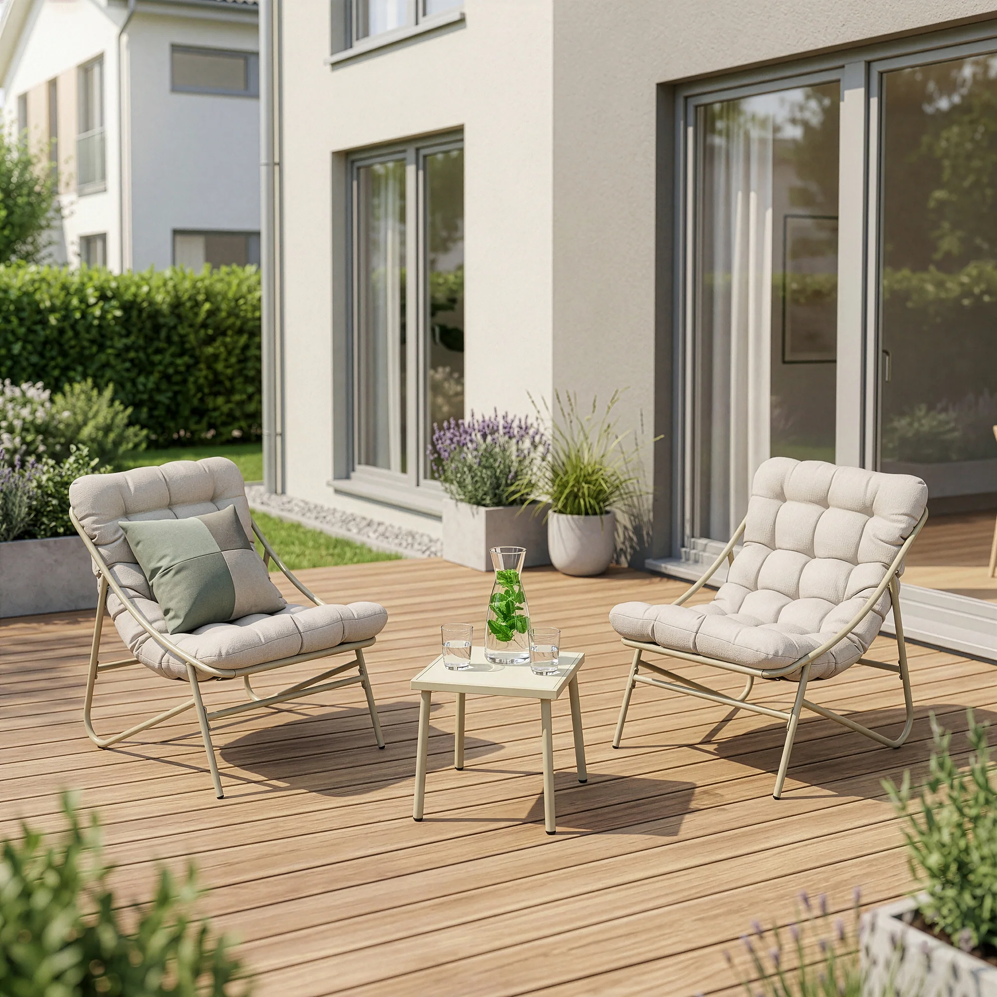 Gartenmöbelset Trölleping 3-tlg. [en.casa] - Image 2