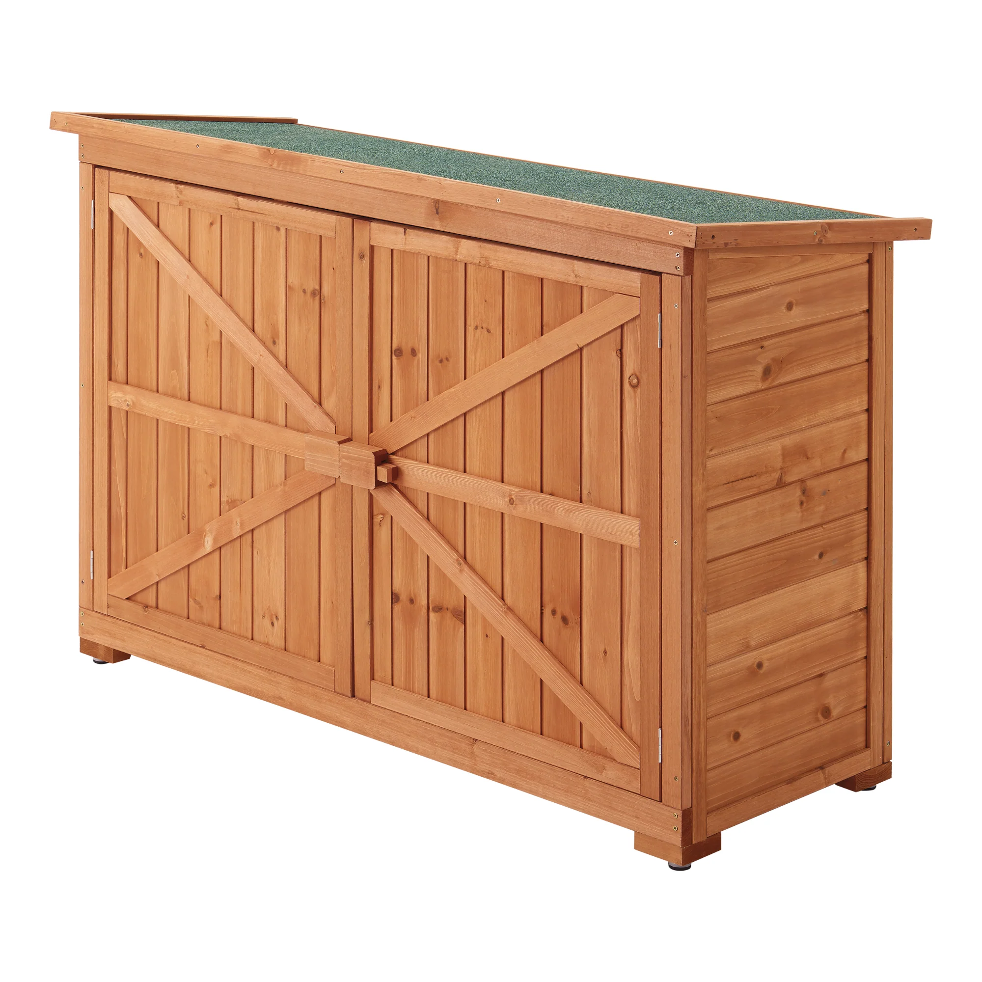 Geräteschrank Kerteminde Kaminholzlager Brennholzregal 88 x 128 x 50 cm [en.casa]