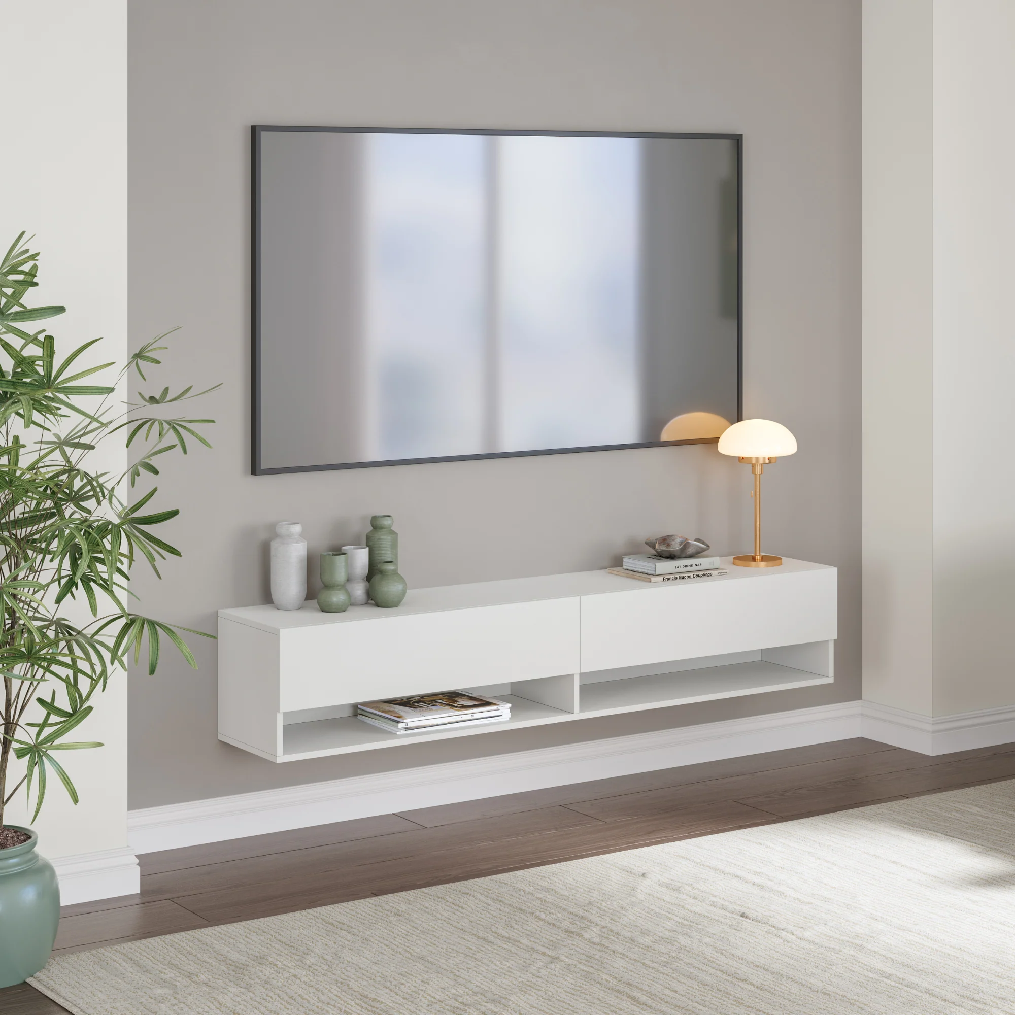 TV-Lowboard hängend Halmstad [en.casa] - Image 11