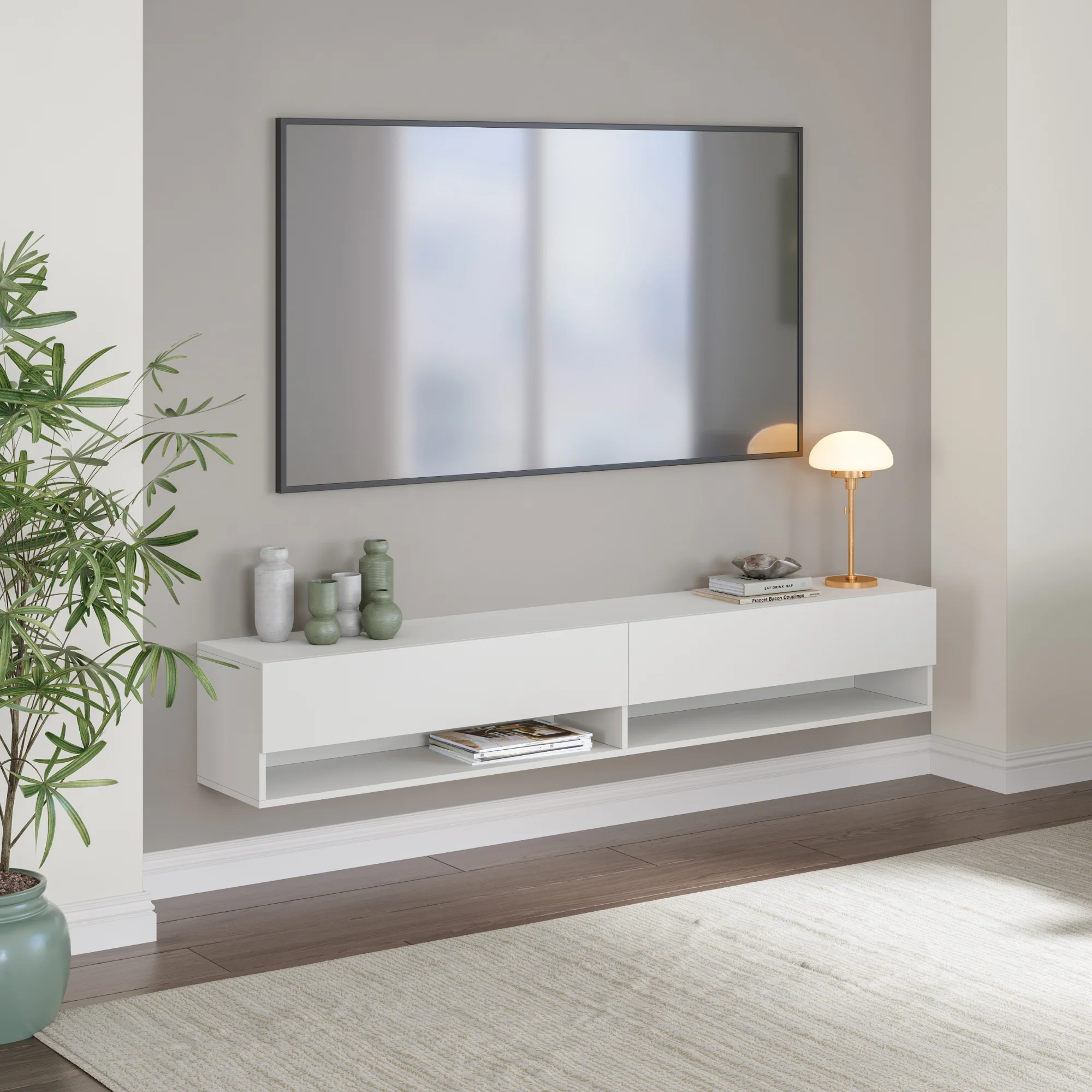 TV-Lowboard hängend Halmstad [en.casa] - Image 12