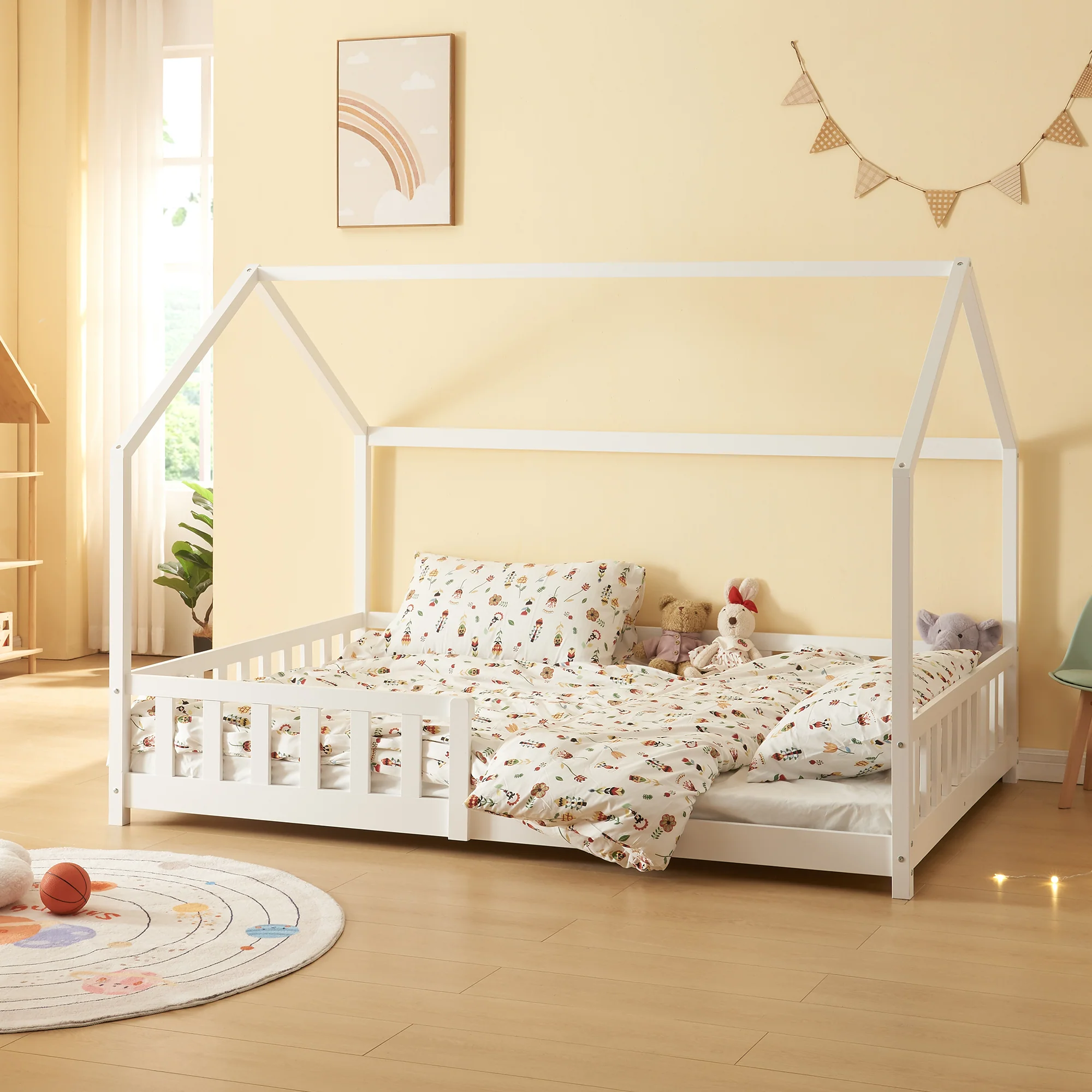 Hausbett Hesel mit Rausfallschutz [en.casa] - Image 8