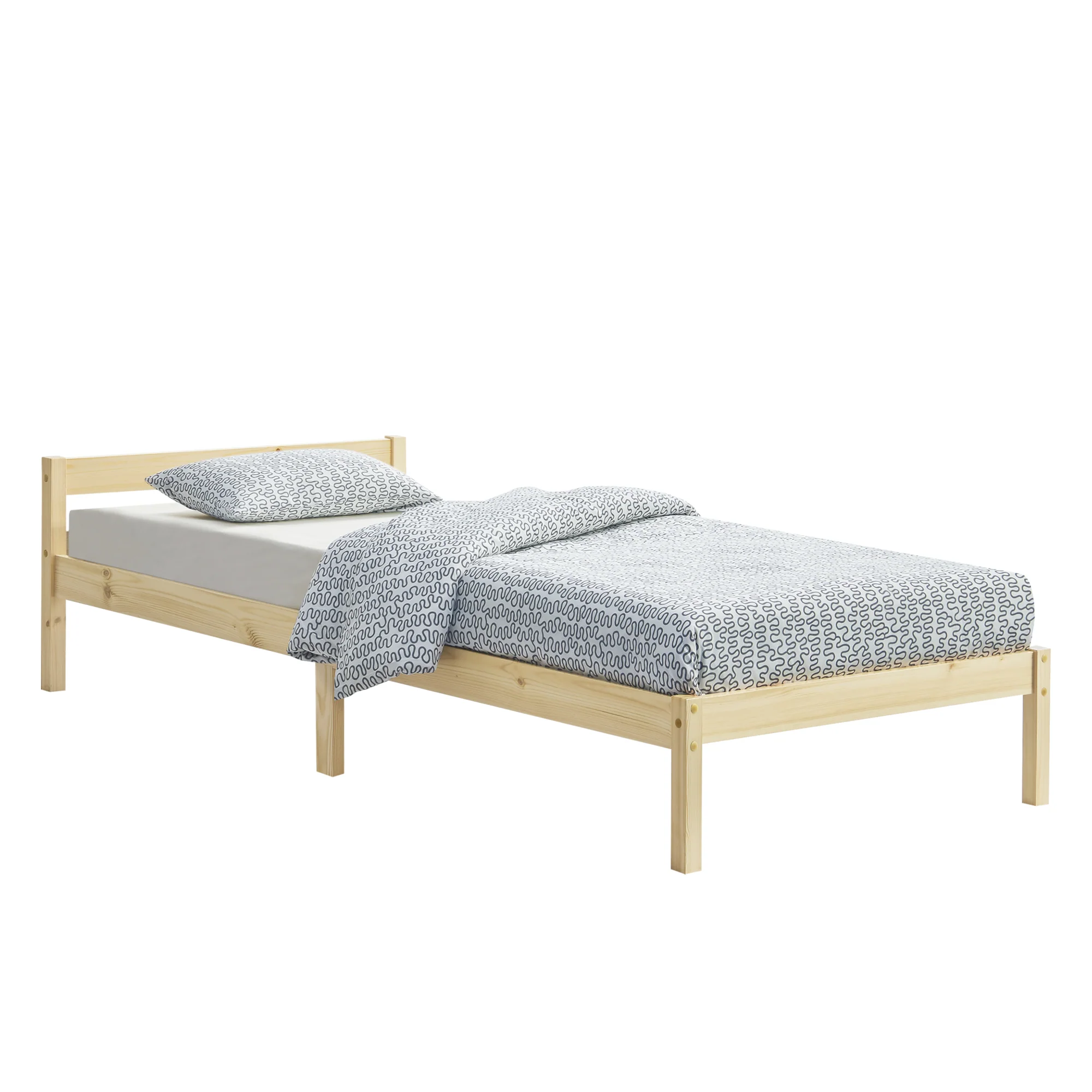 Holzbett Nakkila versch. Farben und Größen en.casa - Image 18