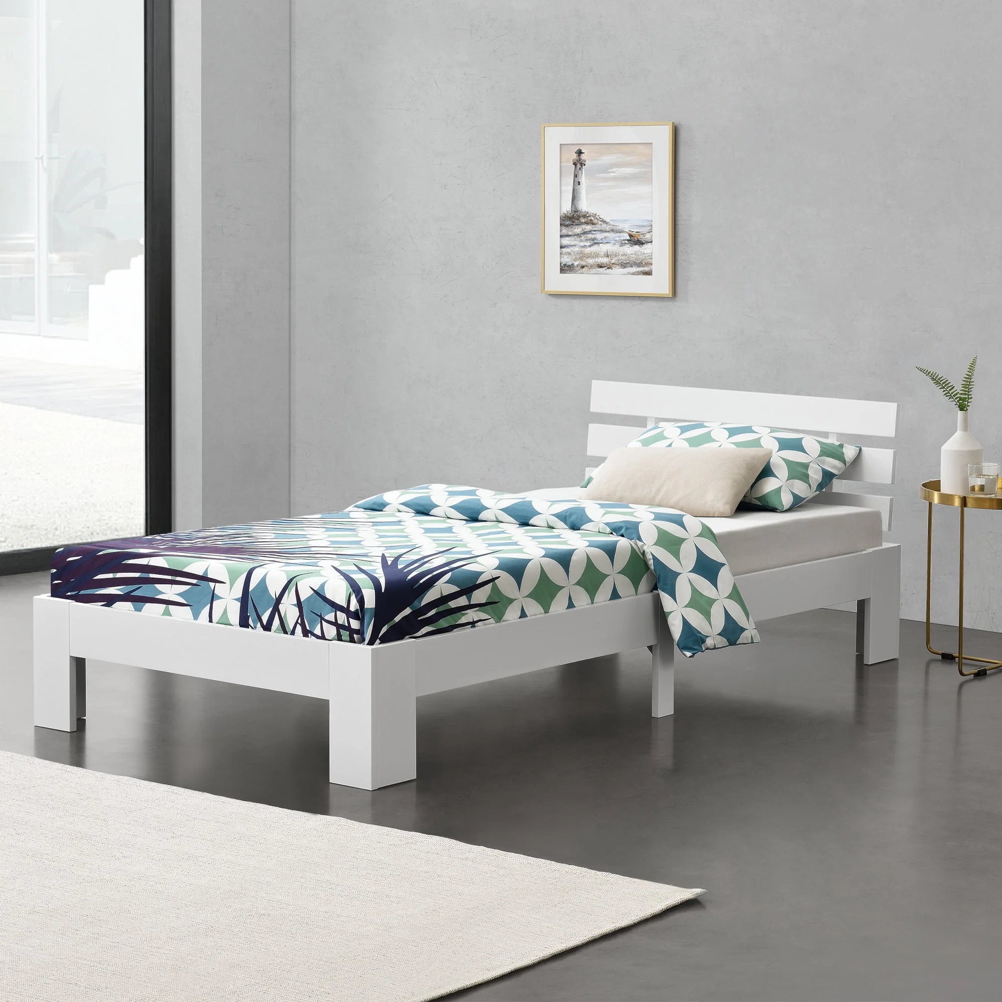 Holzbett Nivala mit Kopfteil versch. Farben und Größen en.casa - Image 31