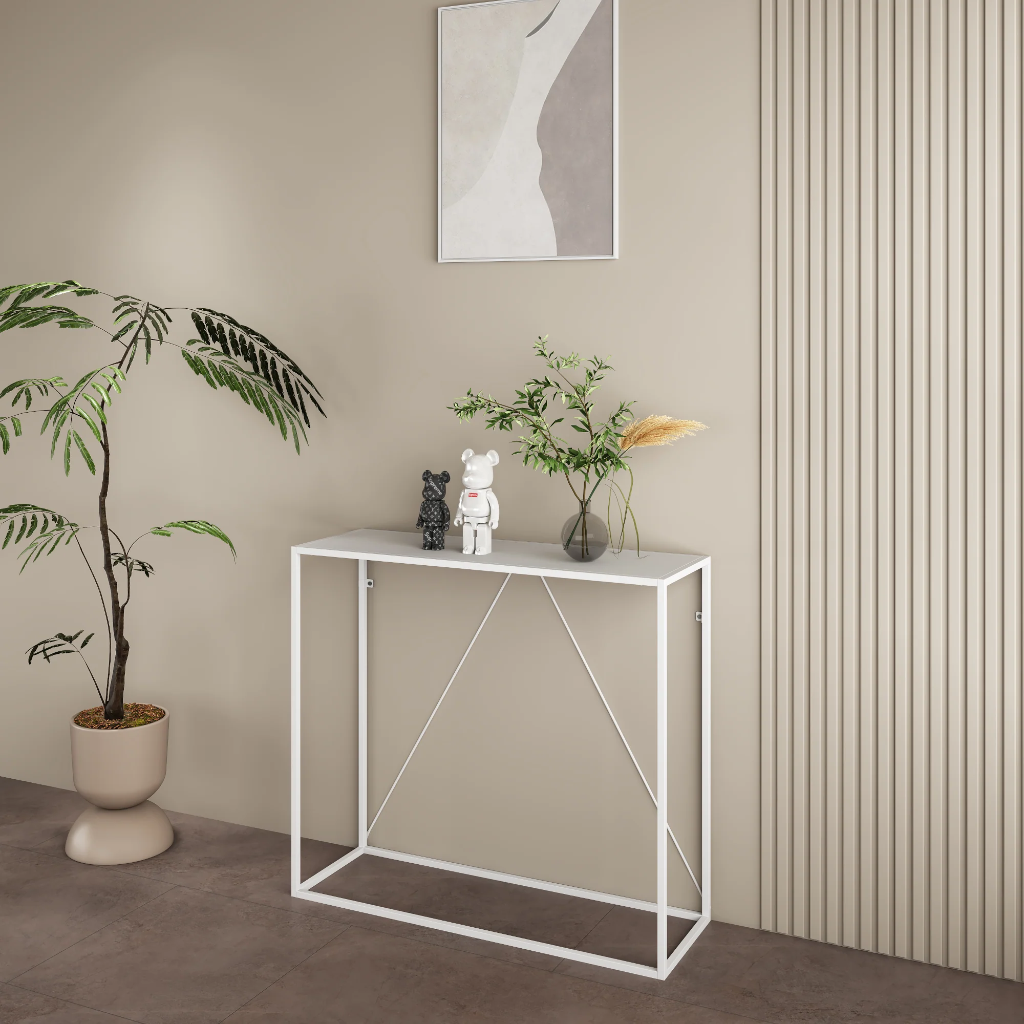 Konsolentisch Austevoll 90x30x80cm in versch. Farben [en.casa] - Image 2