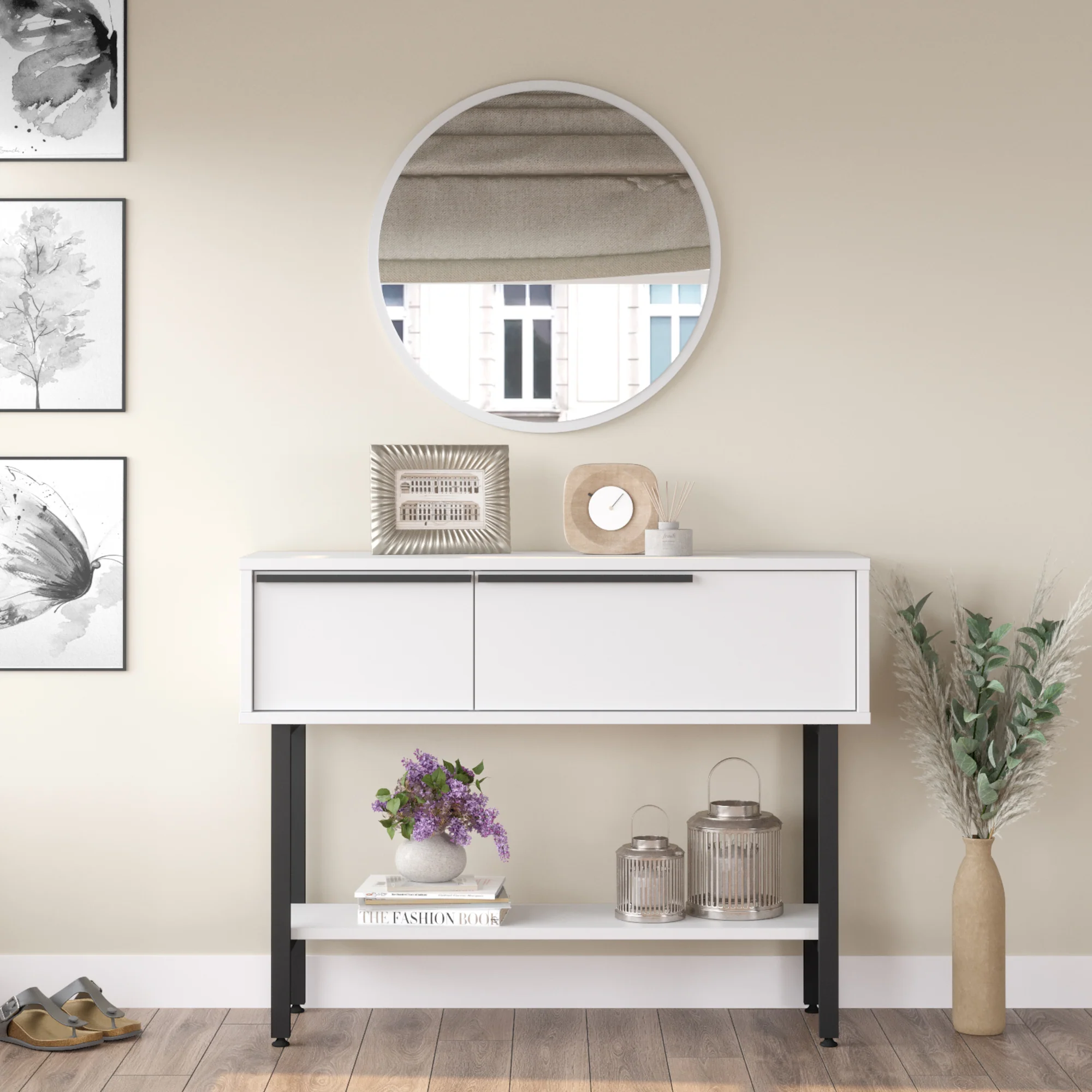 Konsolentisch Vesanto 100x30x76 cm [en.casa] - Image 2