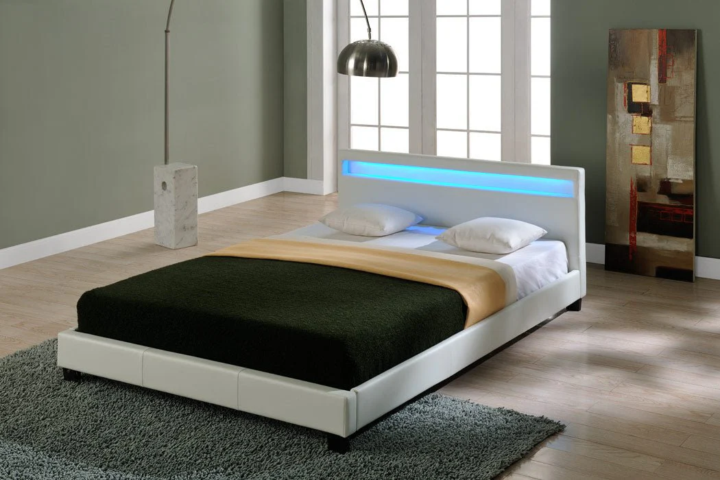 LED Polsterbett Paris in versch. Farben und Größen [Corium] - Image 3