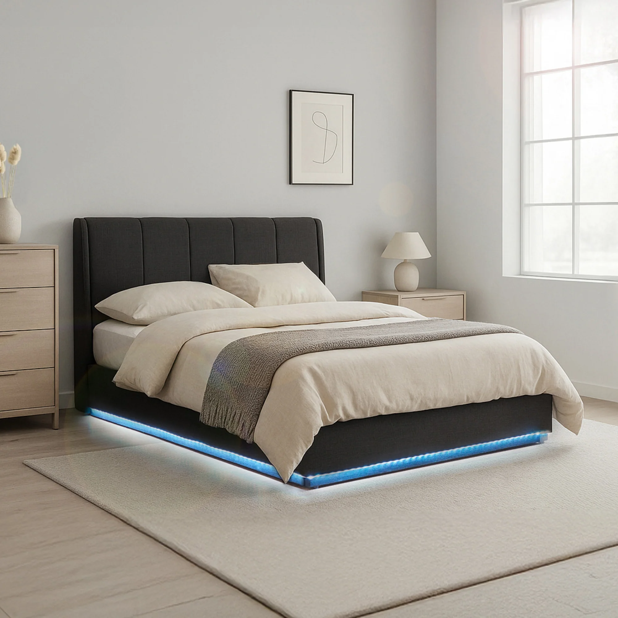 LED Polsterbett Tröstiar [en.casa] - Image 9