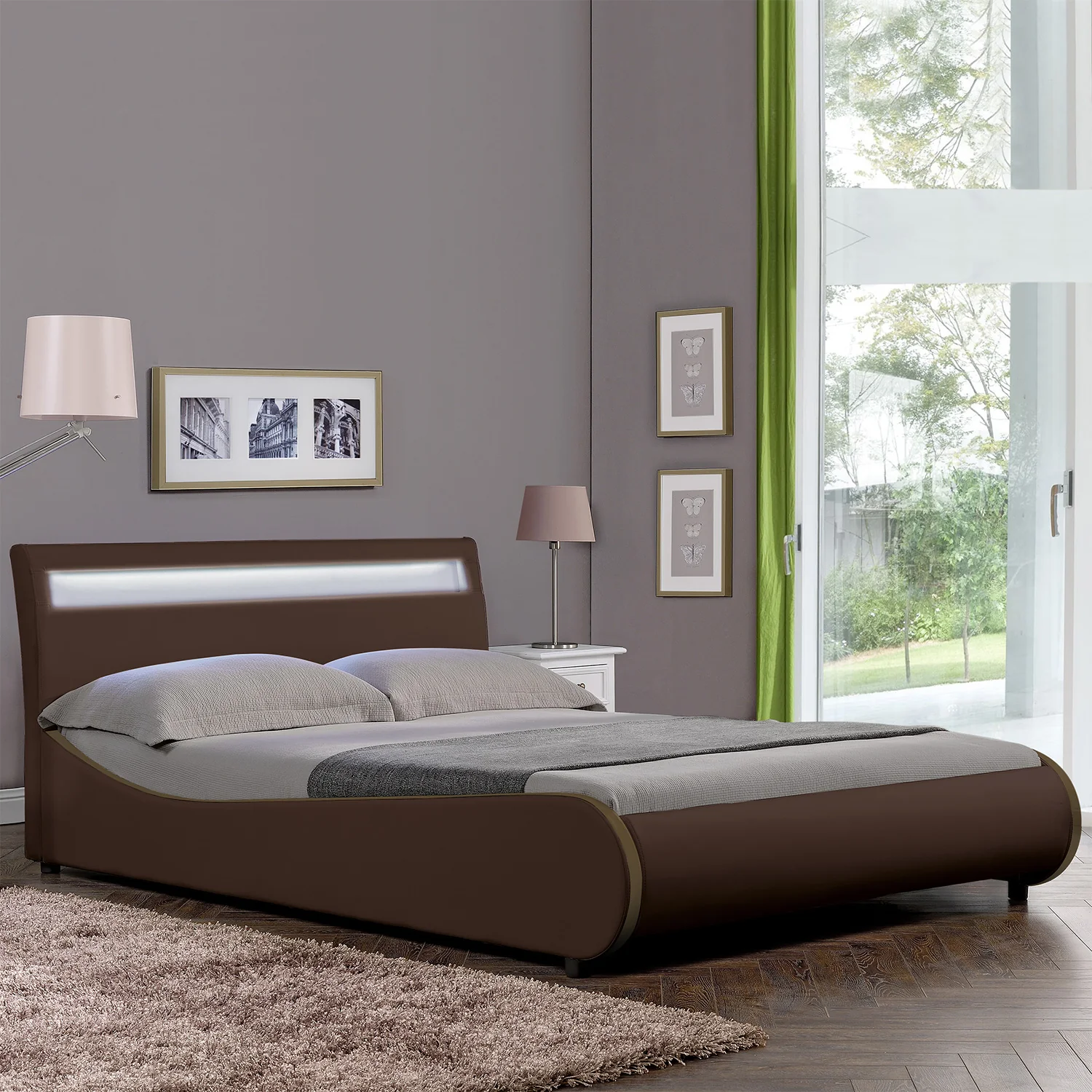 LED Polsterbett Valencia in versch. Farben und Größen [Corium] - Image 11