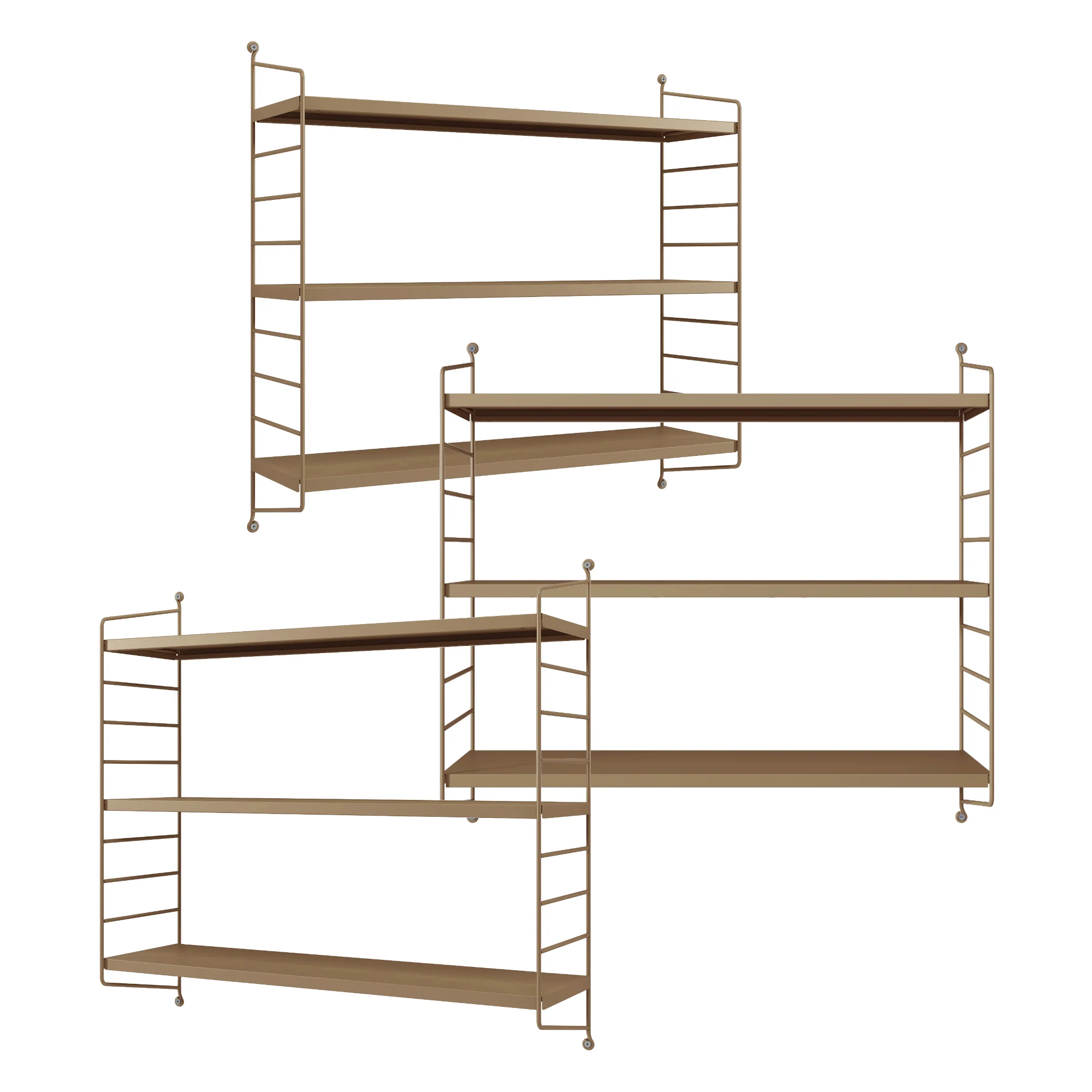 Modulares Wandregal Strängnäs [en.casa] - Image 25