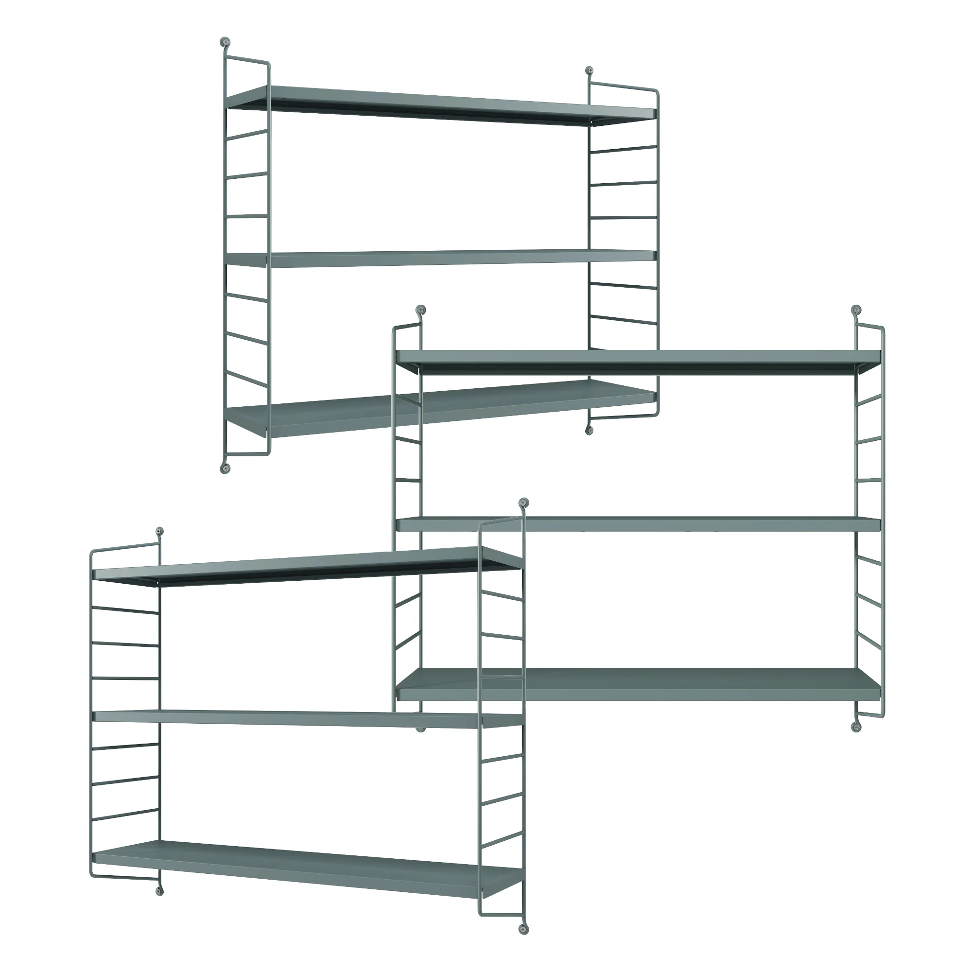 Modulares Wandregal Strängnäs [en.casa] - Image 29