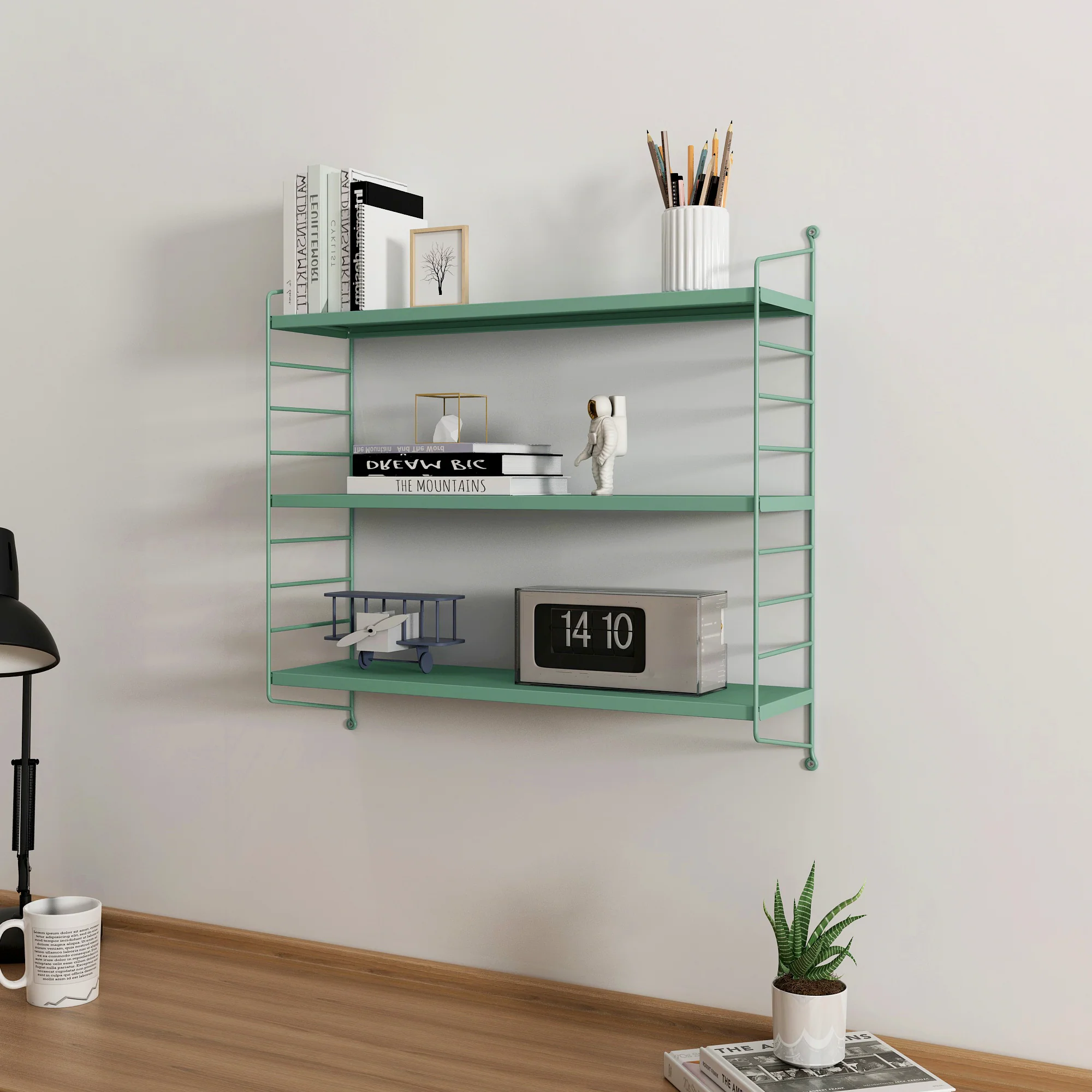 Modulares Wandregal Strängnäs [en.casa] - Image 39