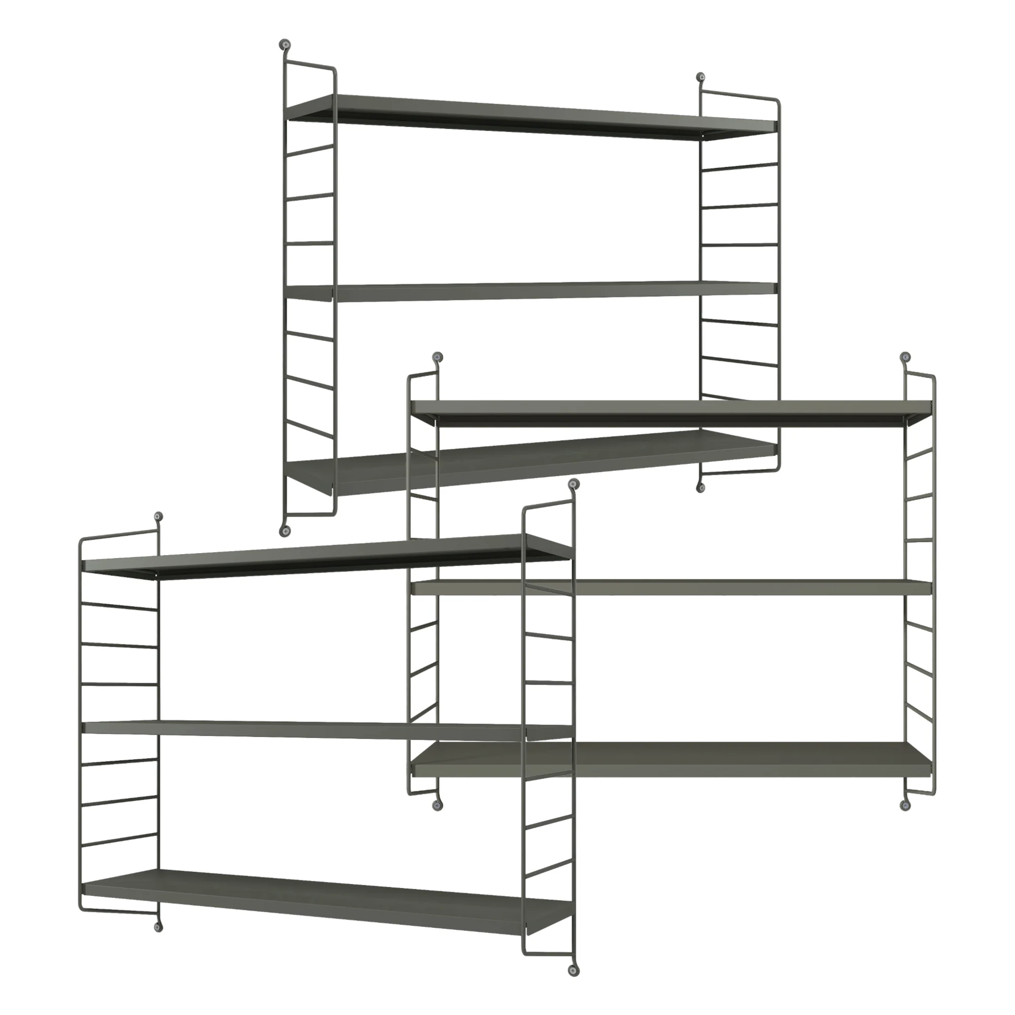 Modulares Wandregal Strängnäs [en.casa] - Image 57