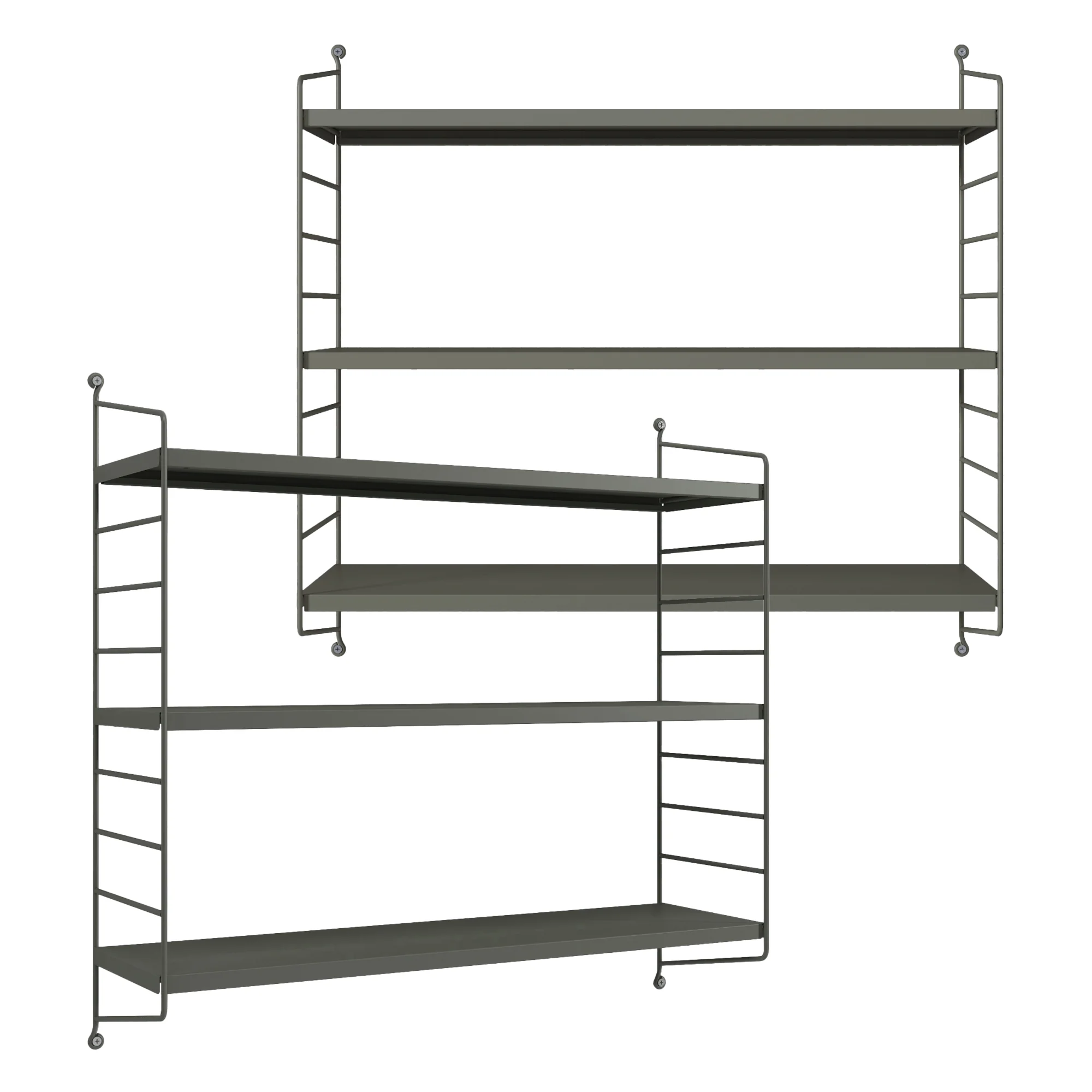 Modulares Wandregal Strängnäs [en.casa] - Image 58
