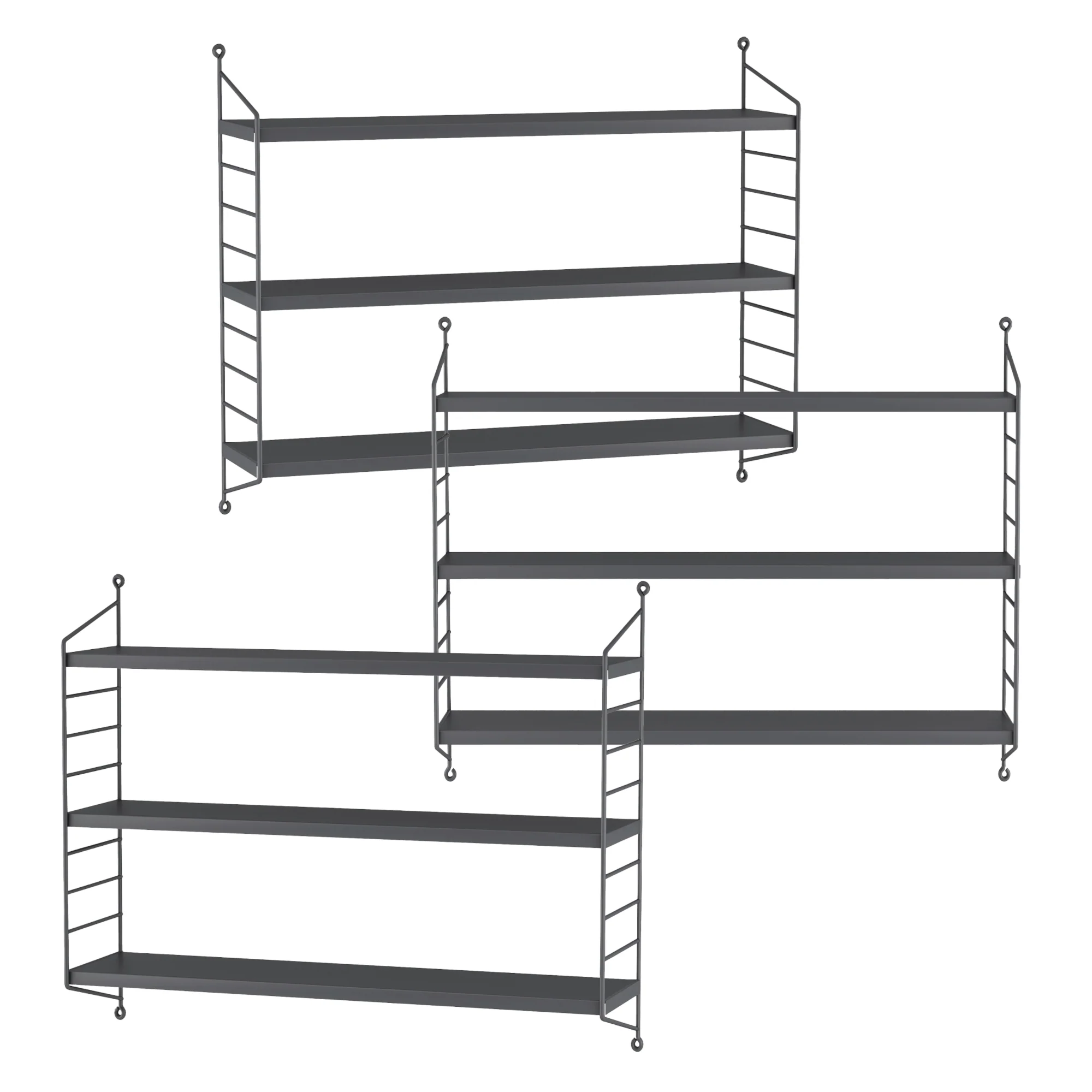 Modulares Wandregal Strängnäs [en.casa] - Image 6
