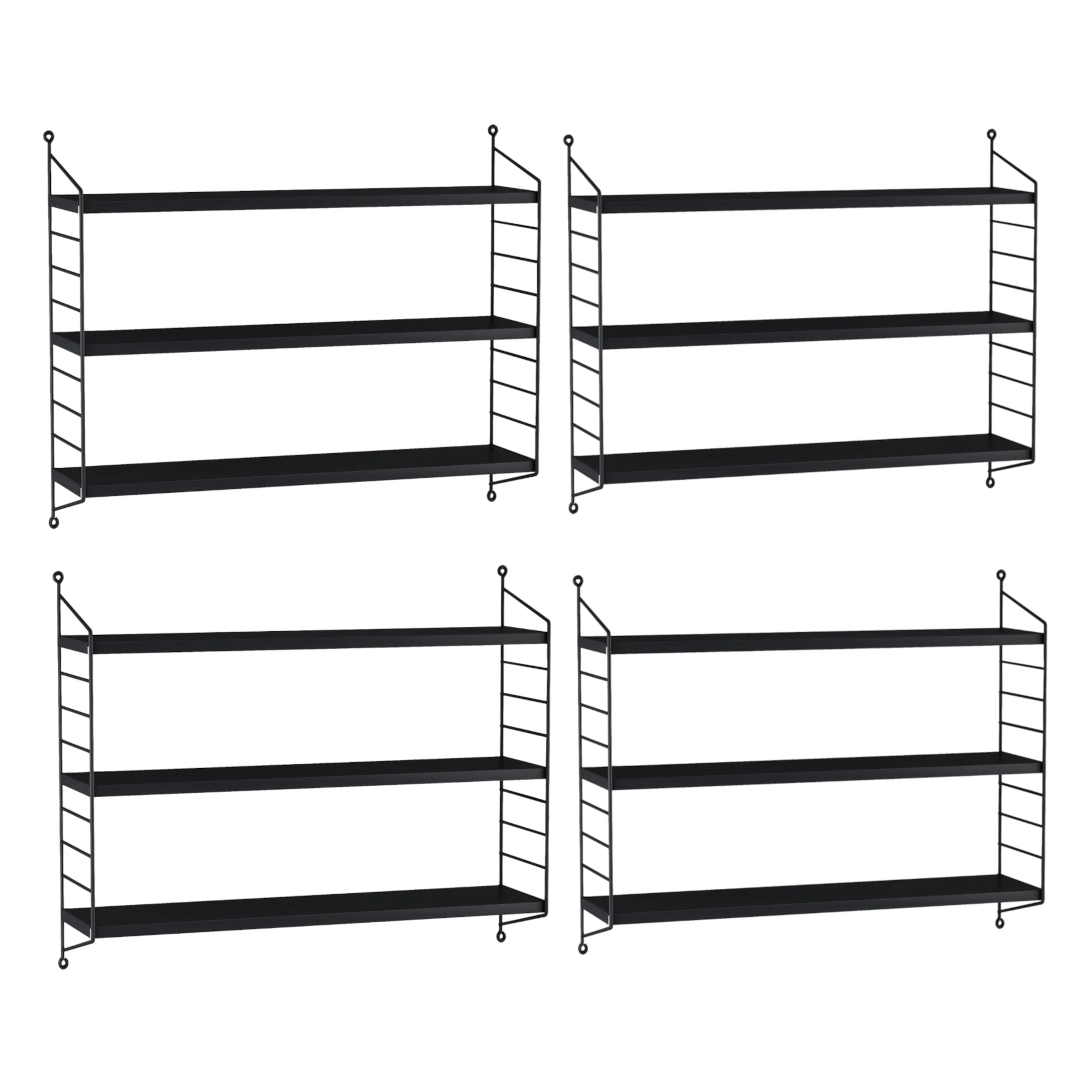 Modulares Wandregal Strängnäs [en.casa] - Image 60