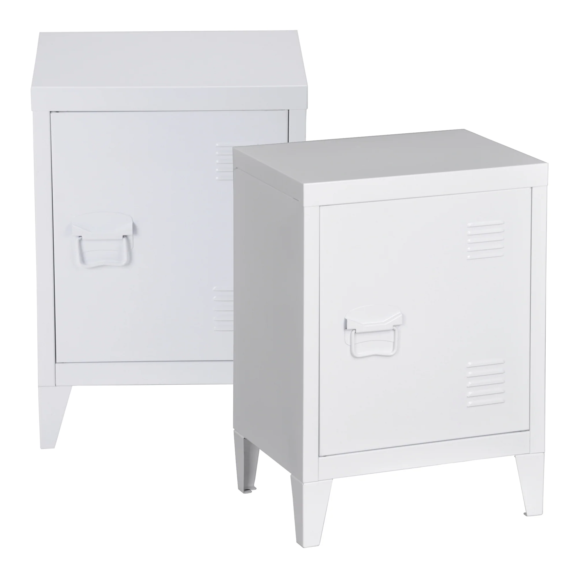 Nachtschrank Inari 2er Set Stahl [en.casa] - Image 2