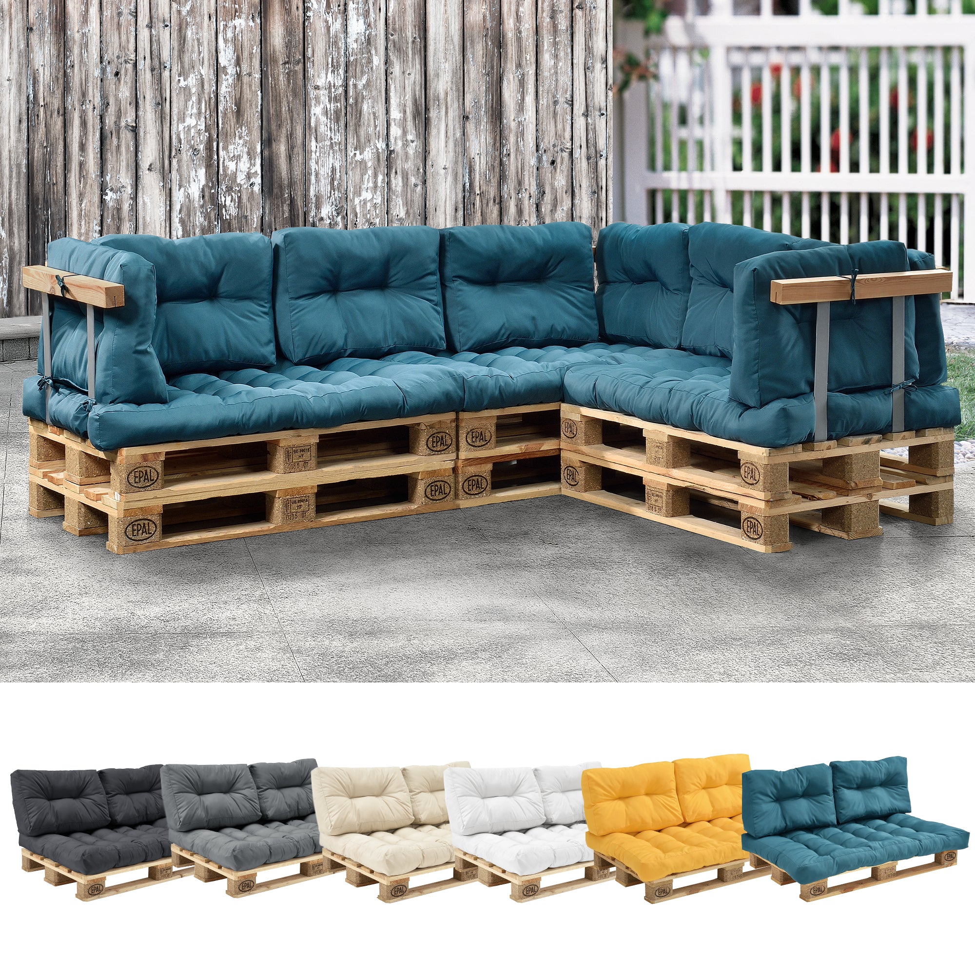 Palettenkissen Comfy in versch. Farben en.casa - Image 2