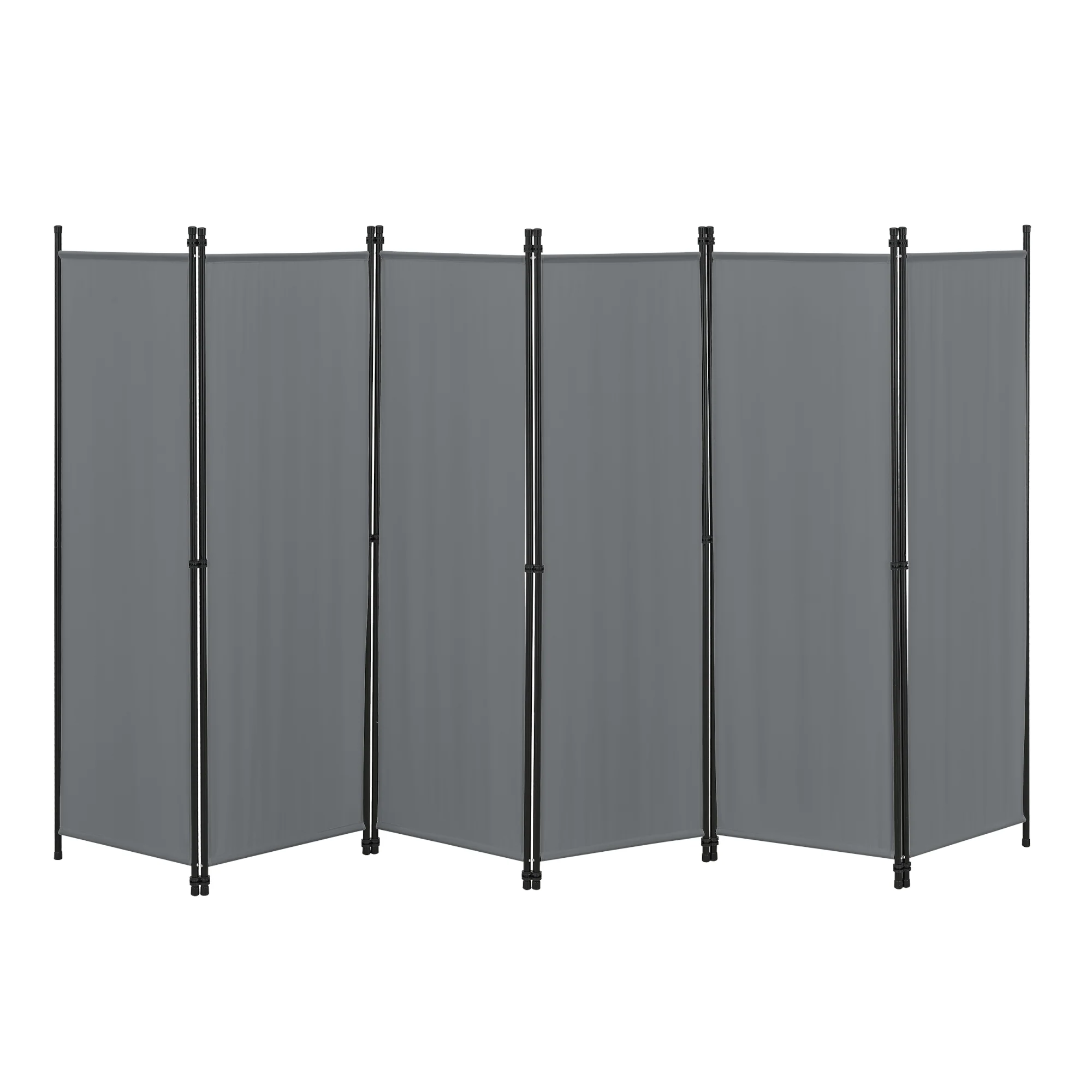 Raumteiler Huesca 6-teilig 300x171 cm versch Farben en.casa - Image 2