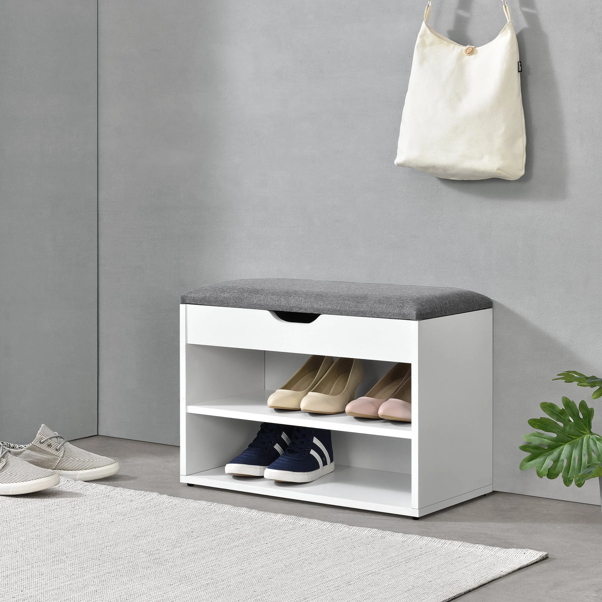Schuhbank Gentofte 60x30x46cm [en.casa] - Image 4