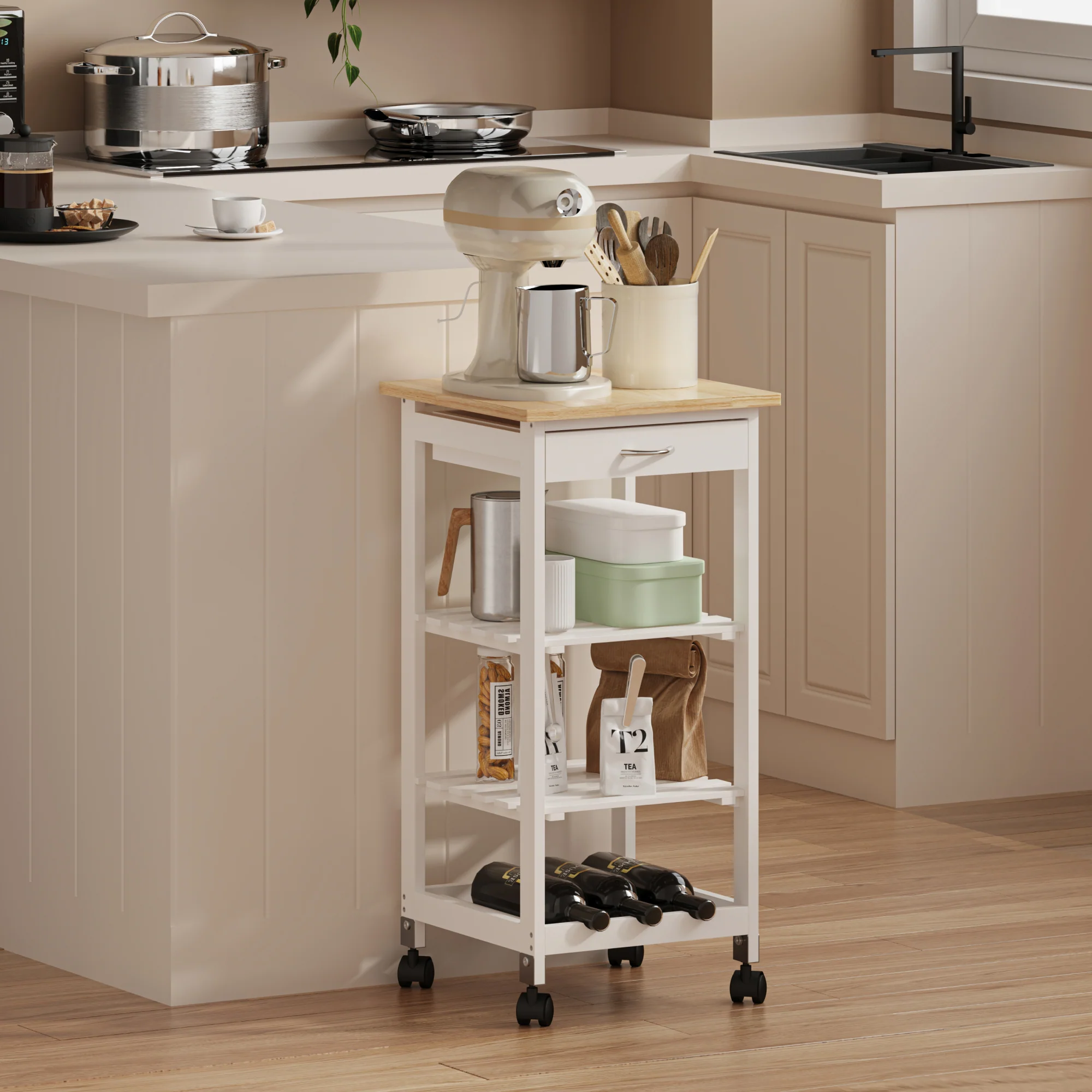 Servierwagen Biel 76x37x37 cm [en.casa] - Image 3
