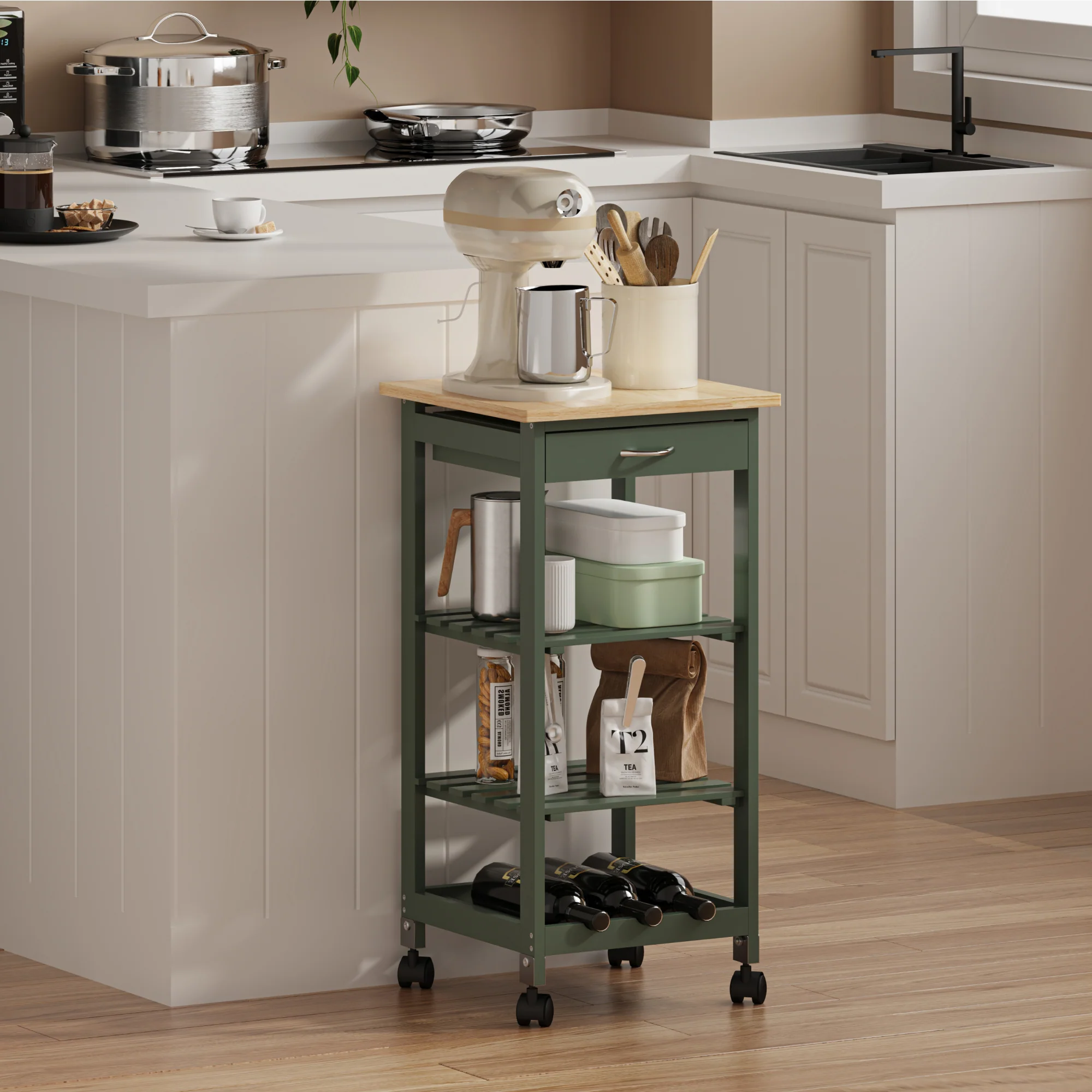 Servierwagen Biel 76x37x37 cm [en.casa] - Image 5