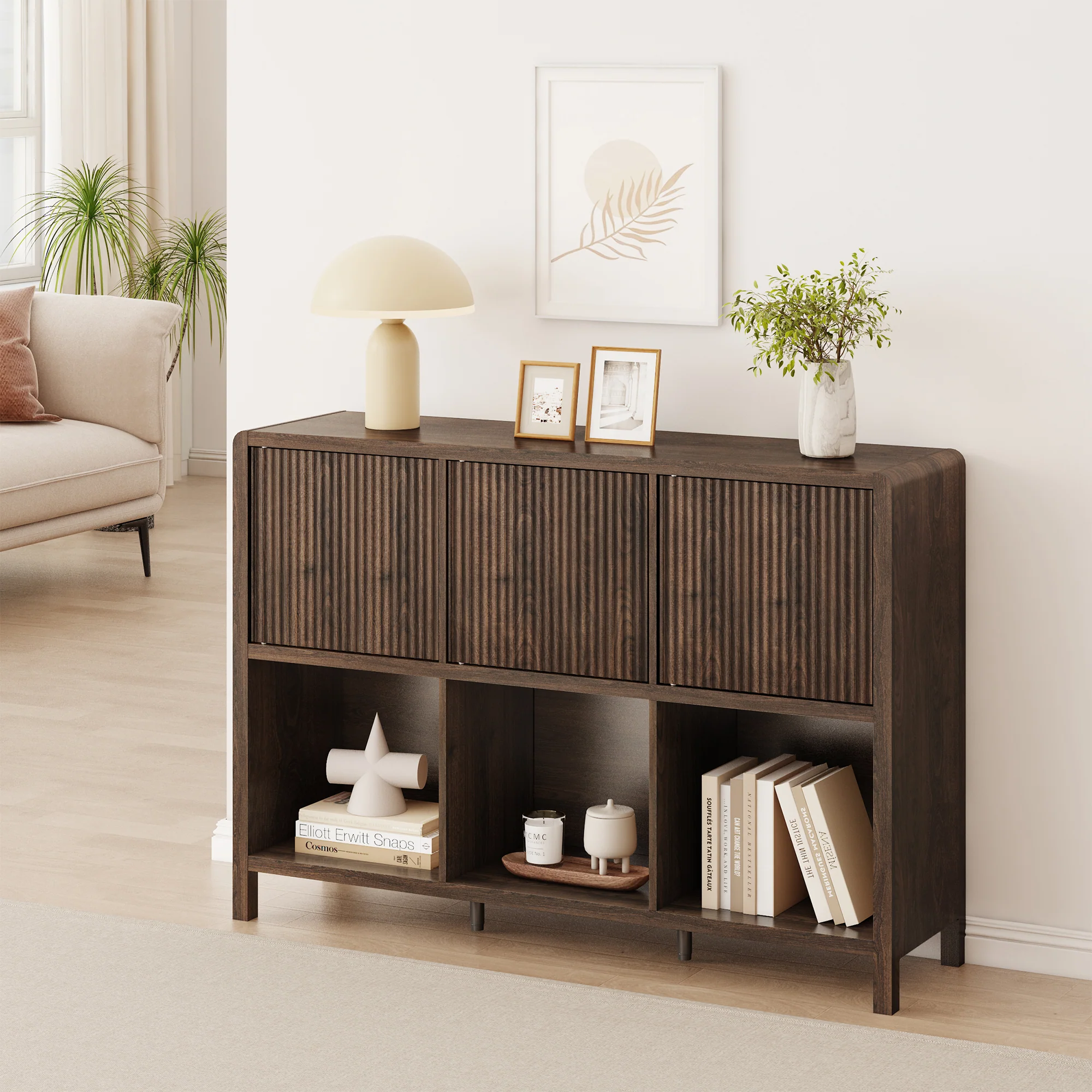 Sideboard Lukkodso mit Türen und Fächern [en.casa] - Image 3
