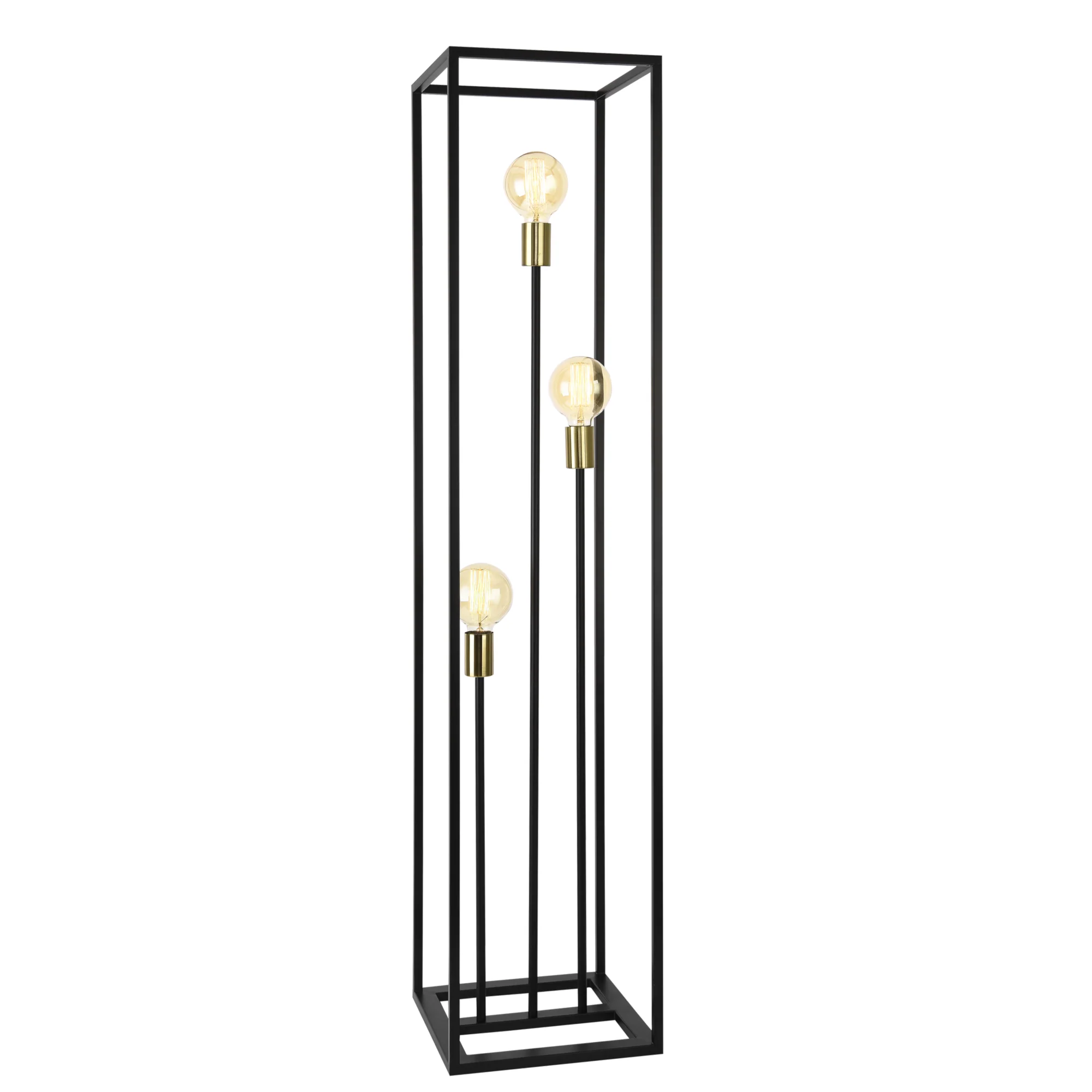 Stehlampe Groningen 3-flammig Metall [lux.pro]