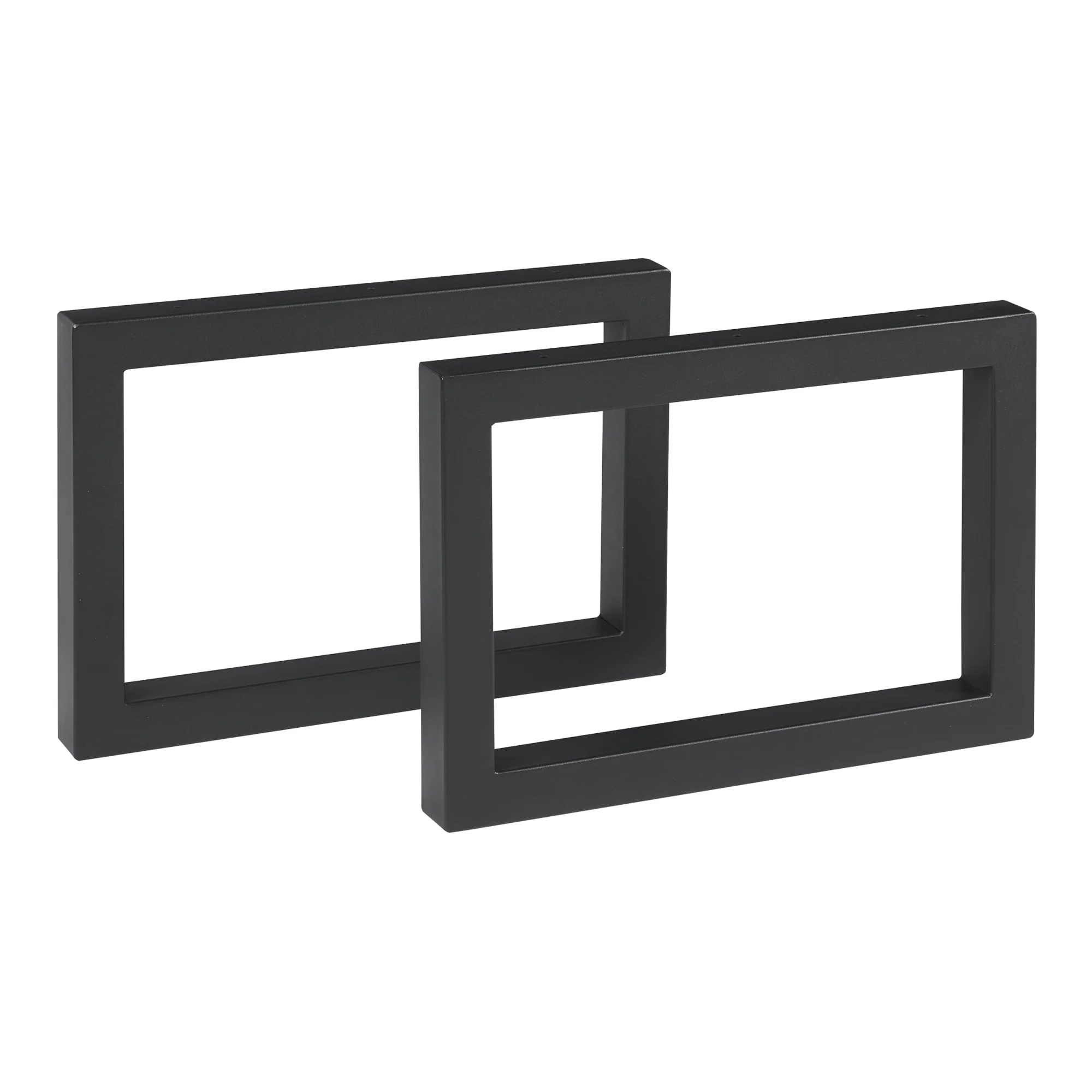 Tischgestell 2er Set Lunderskov 35x50cm Schwarz [en.casa]