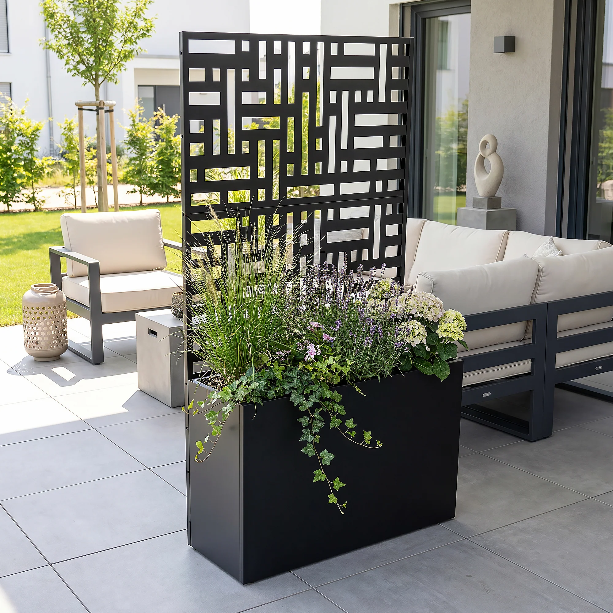 Trennwand Bernalda mit Blumenkasten [casa.pro] - Image 10