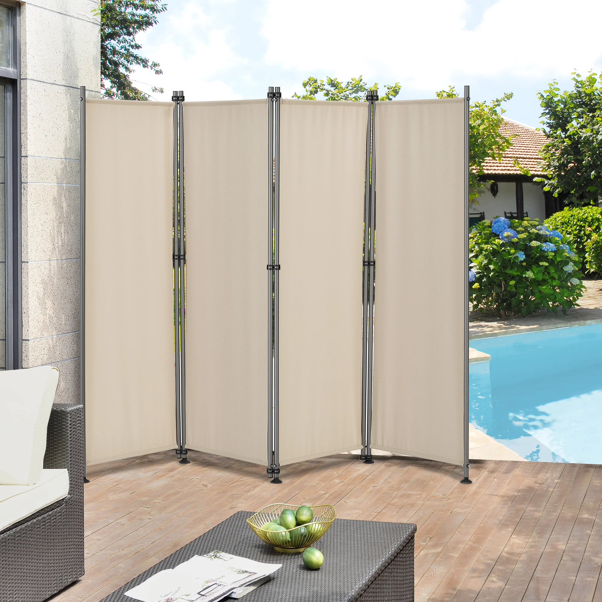 Trennwand Modica Outdoor 170x215 cm in versch. Farben pro.tec - Image 2