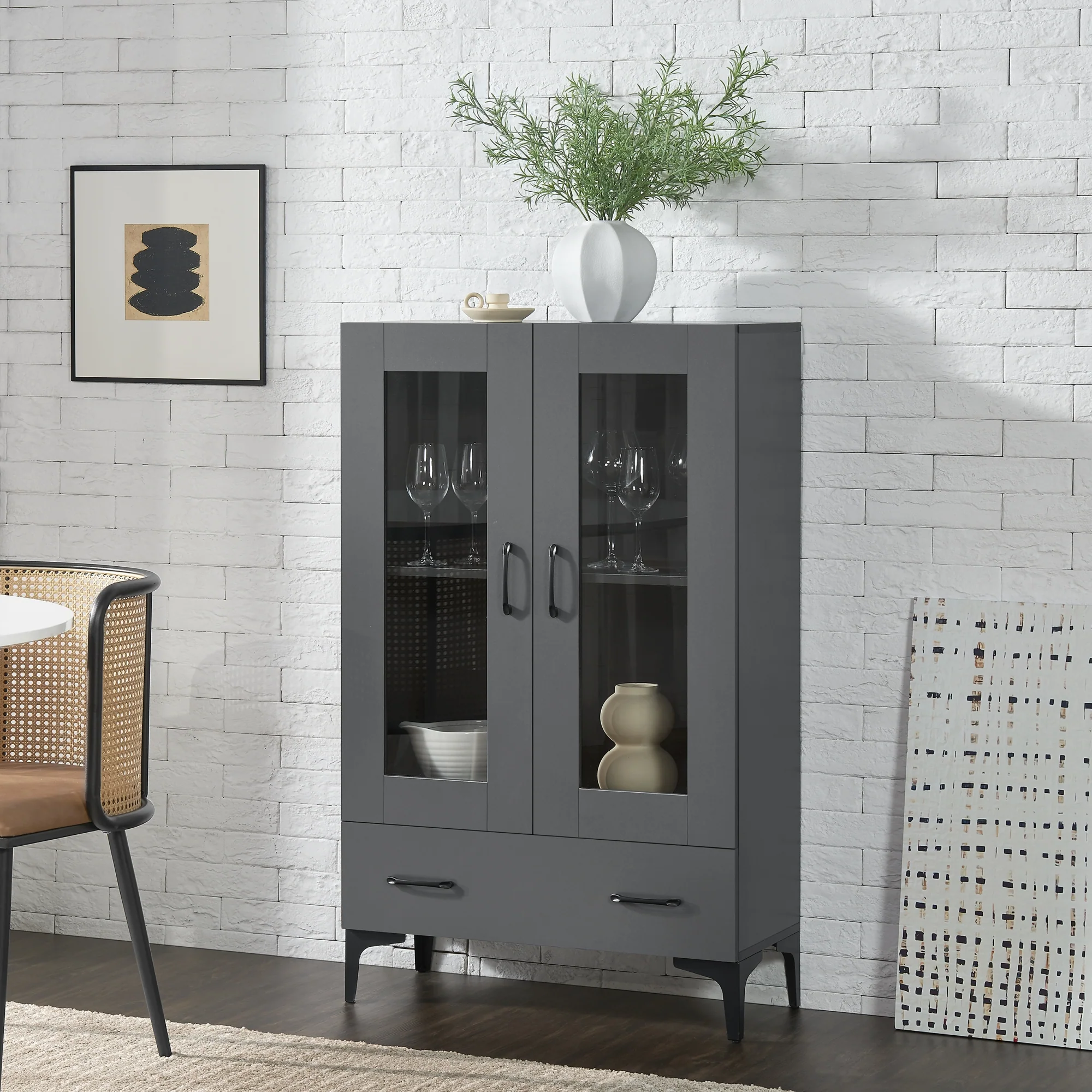 Vitrinenschrank Søndersø [en.casa] - Image 3