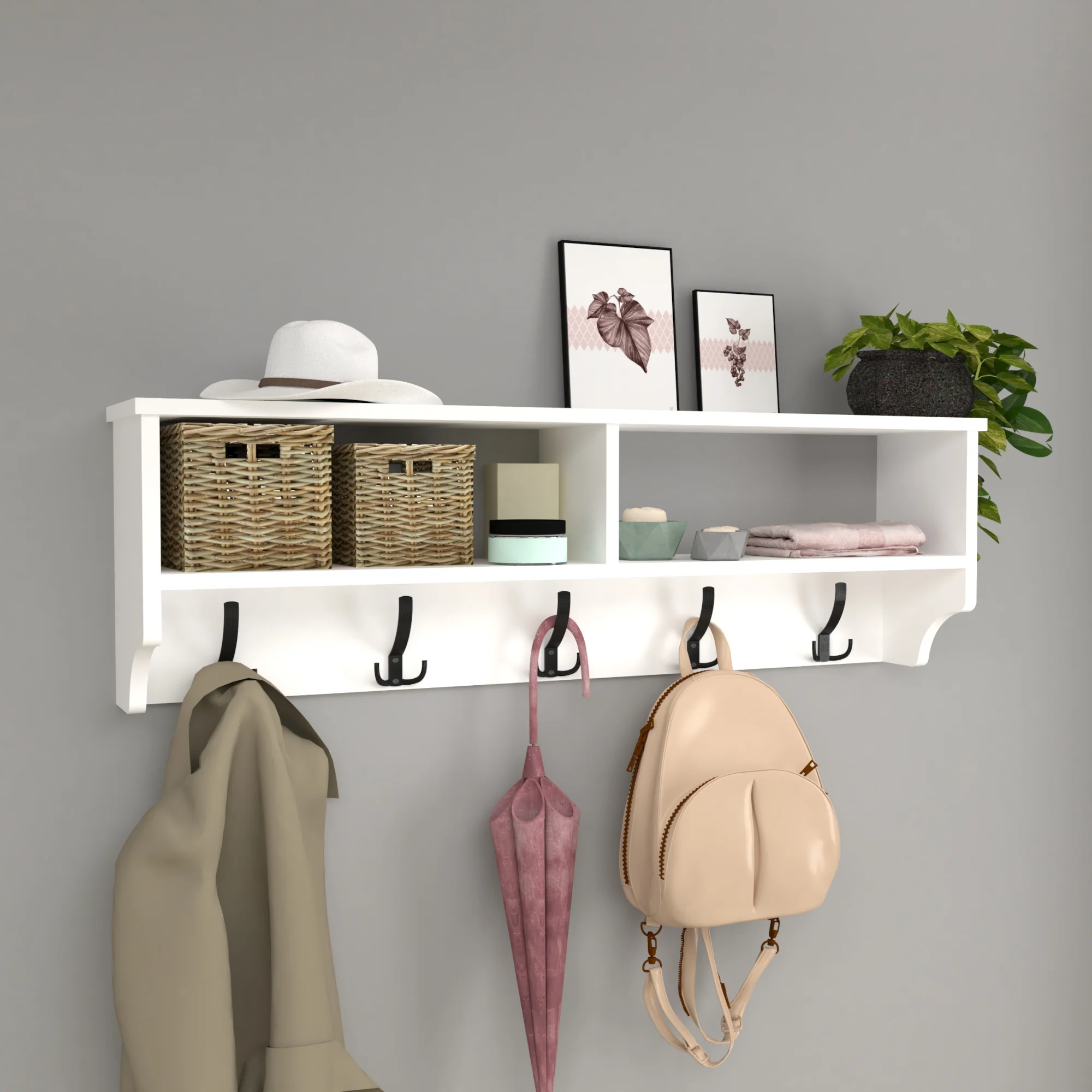Wandgarderobe Åstorp in versch. Farben [en.casa] - Image 2