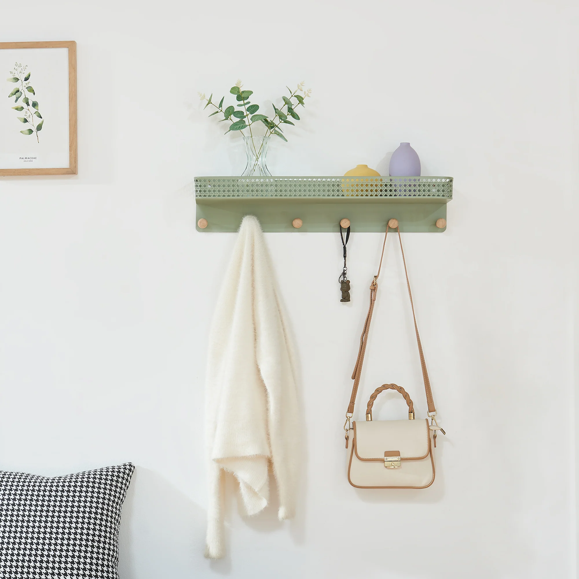 Wandgarderobe mit Ablage Jäller [en.casa] - Image 4