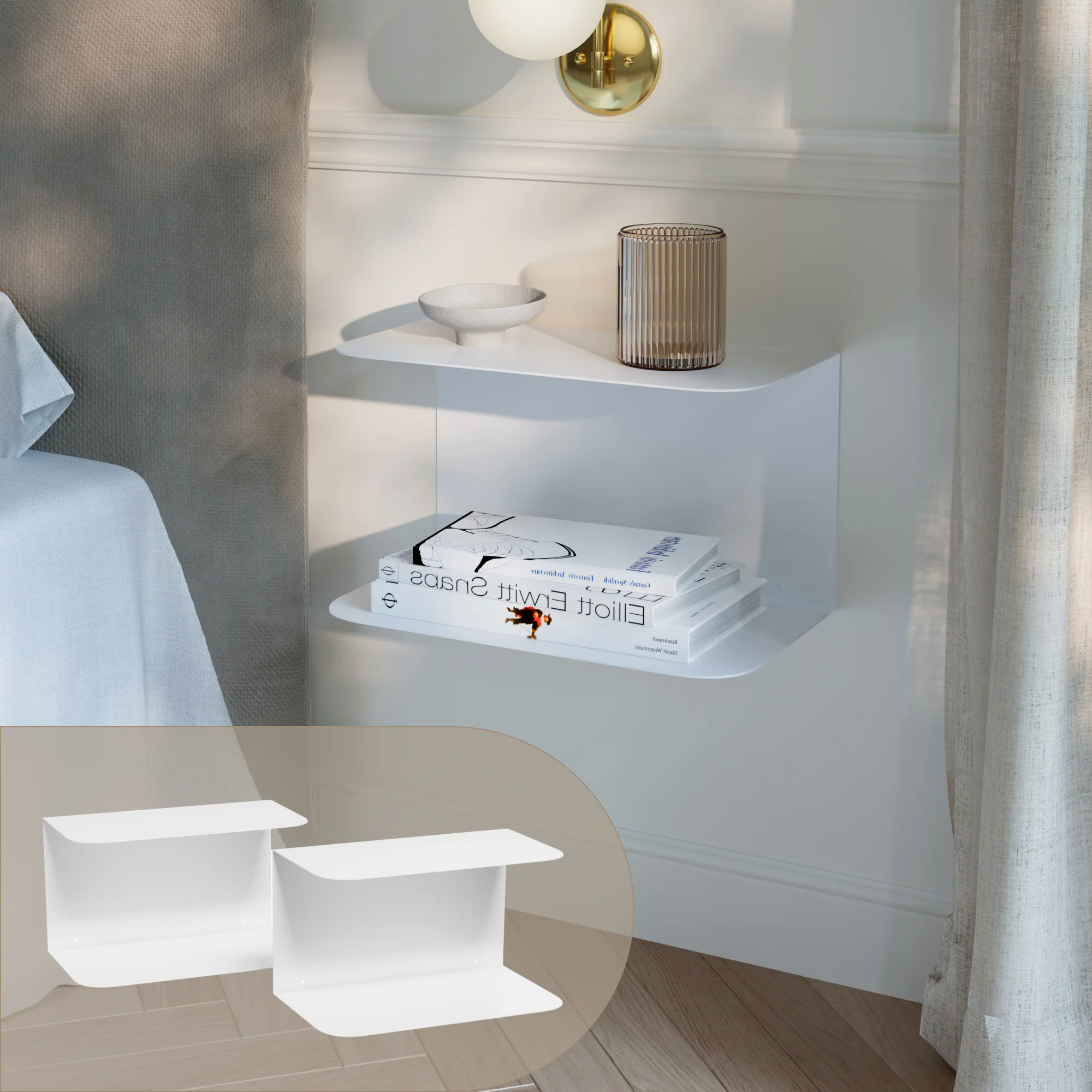 Wandnachttisch Notodden [en.casa] - Image 7